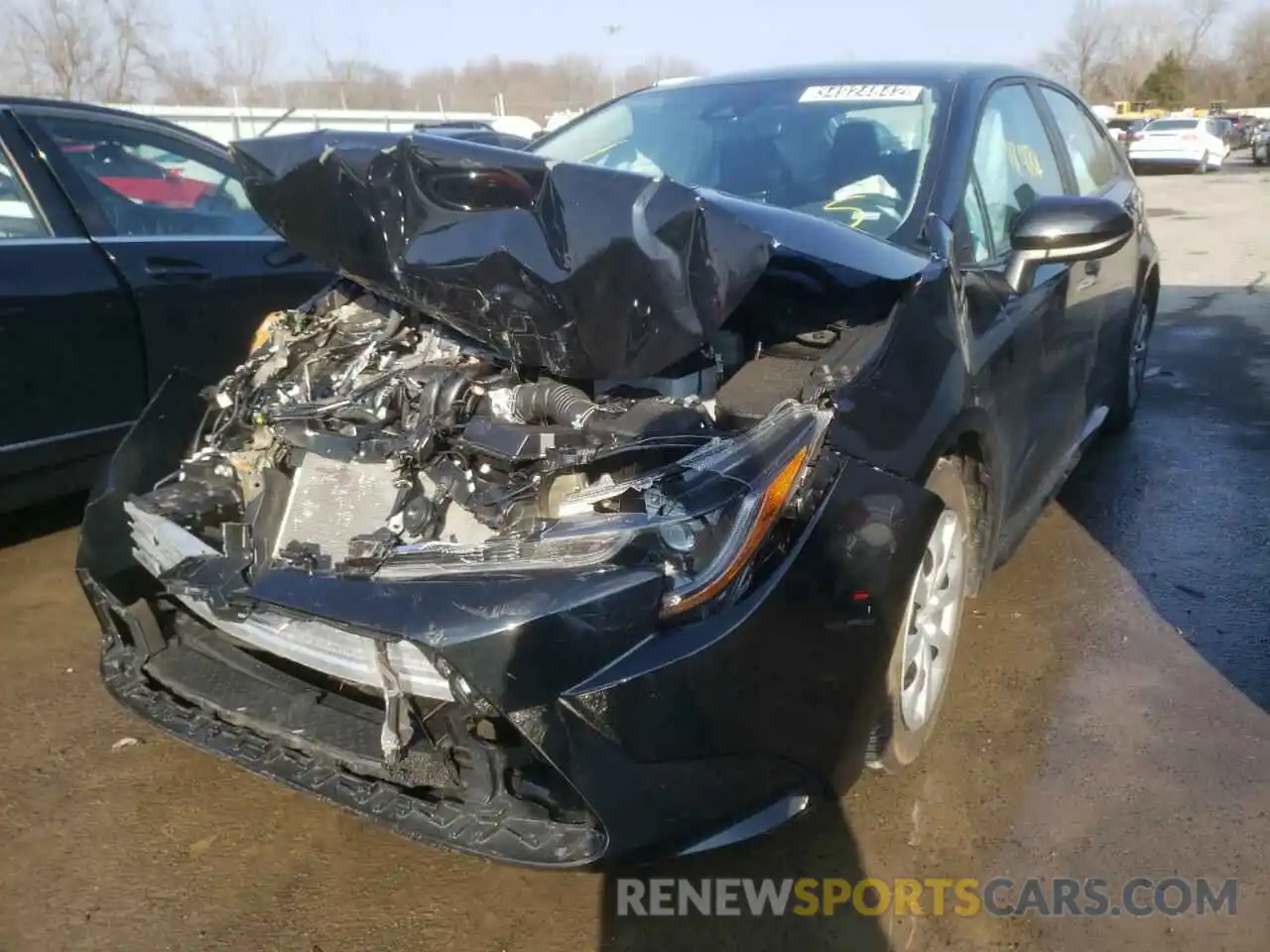 2 Photograph of a damaged car 5YFEPMAE4MP237976 TOYOTA COROLLA 2021