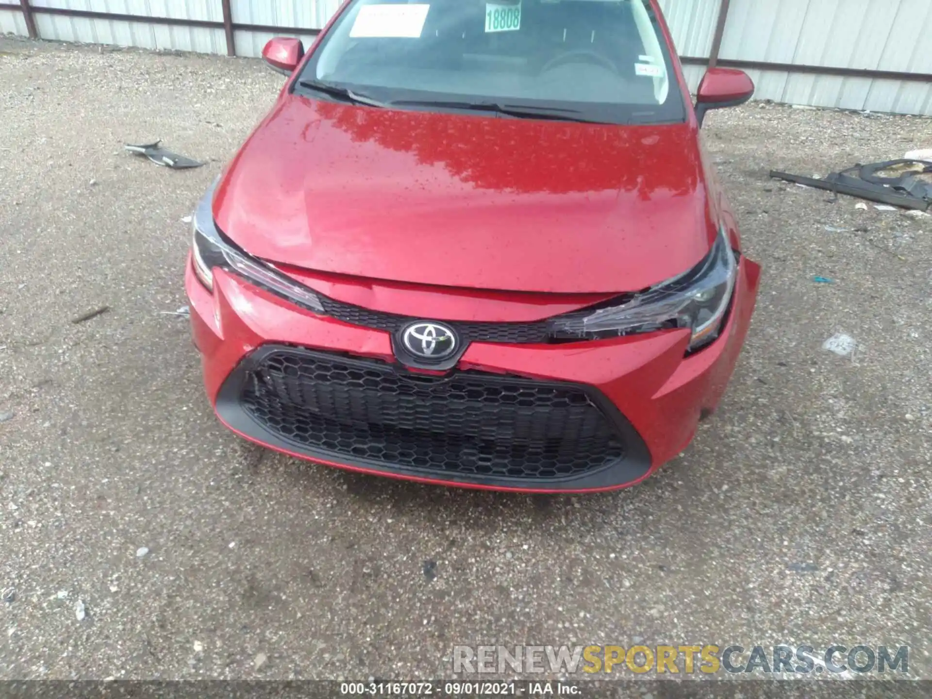 6 Photograph of a damaged car 5YFEPMAE4MP238030 TOYOTA COROLLA 2021