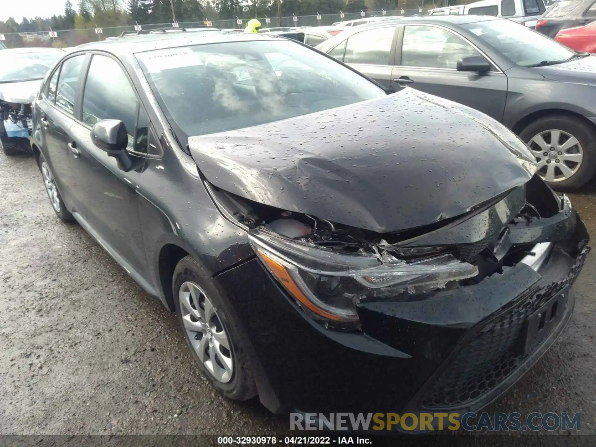 1 Photograph of a damaged car 5YFEPMAE4MP238125 TOYOTA COROLLA 2021