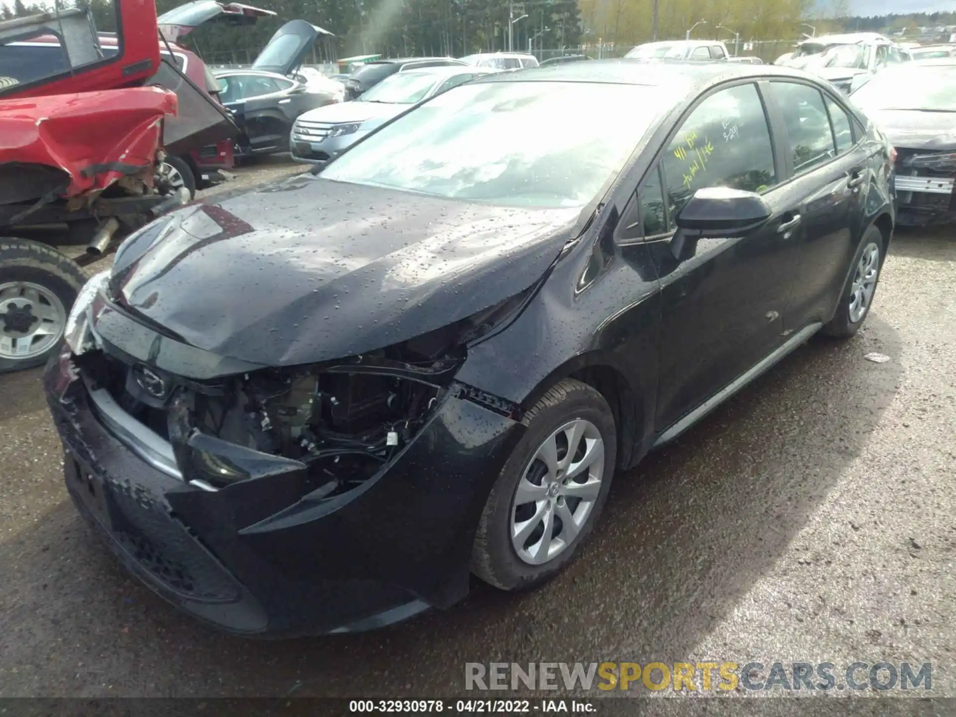 2 Photograph of a damaged car 5YFEPMAE4MP238125 TOYOTA COROLLA 2021