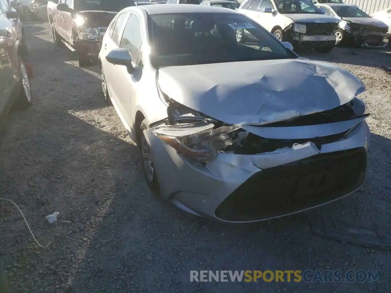 1 Photograph of a damaged car 5YFEPMAE4MP239159 TOYOTA COROLLA 2021