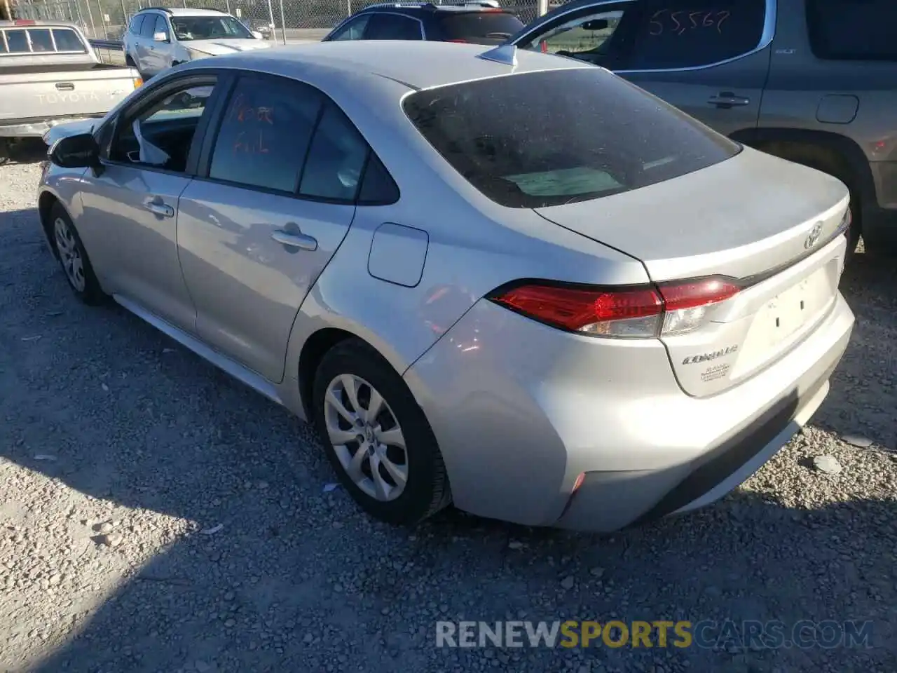 3 Photograph of a damaged car 5YFEPMAE4MP239159 TOYOTA COROLLA 2021