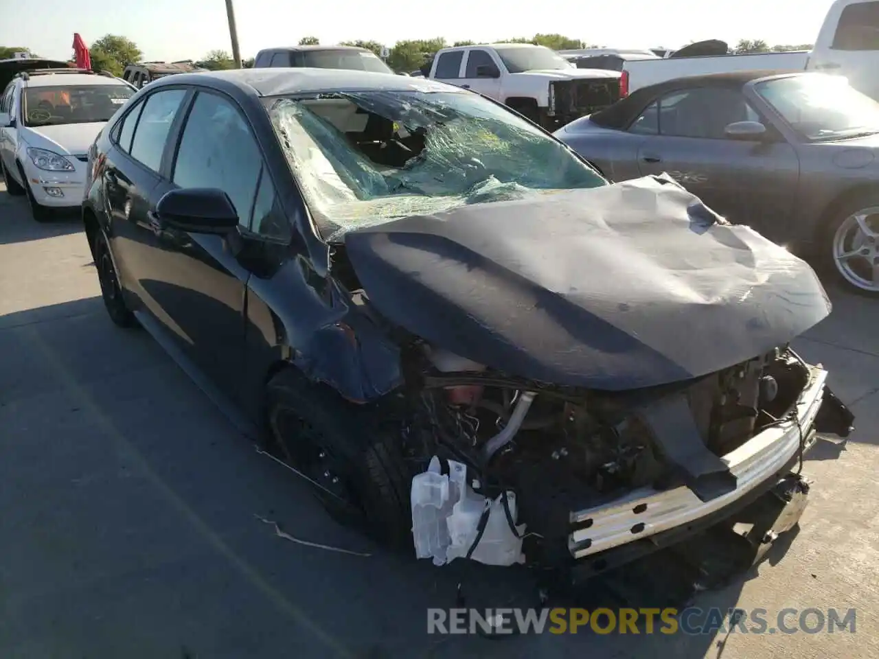 1 Photograph of a damaged car 5YFEPMAE4MP239579 TOYOTA COROLLA 2021