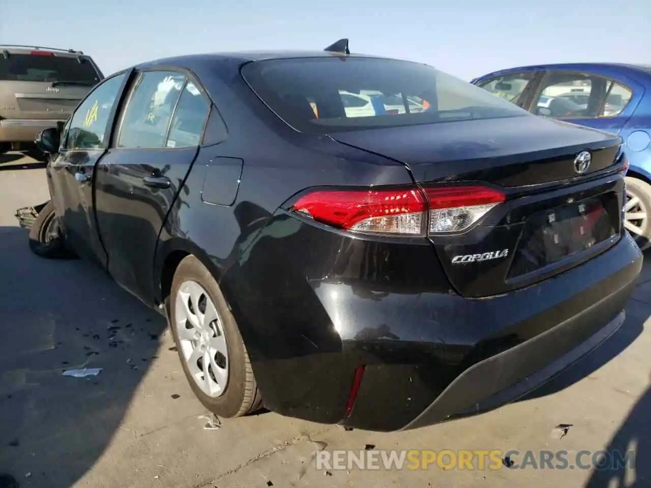 3 Photograph of a damaged car 5YFEPMAE4MP239579 TOYOTA COROLLA 2021