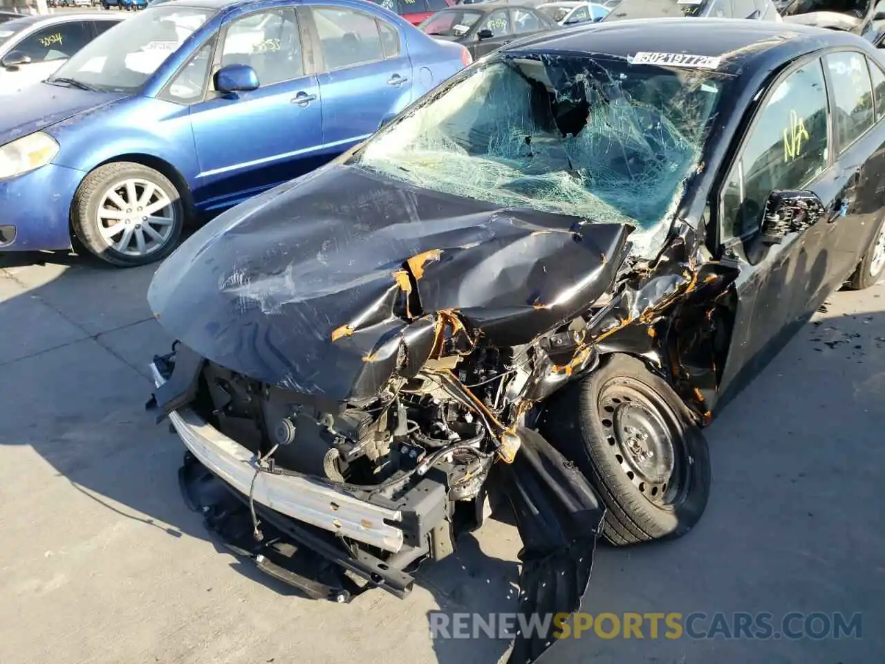 9 Photograph of a damaged car 5YFEPMAE4MP239579 TOYOTA COROLLA 2021