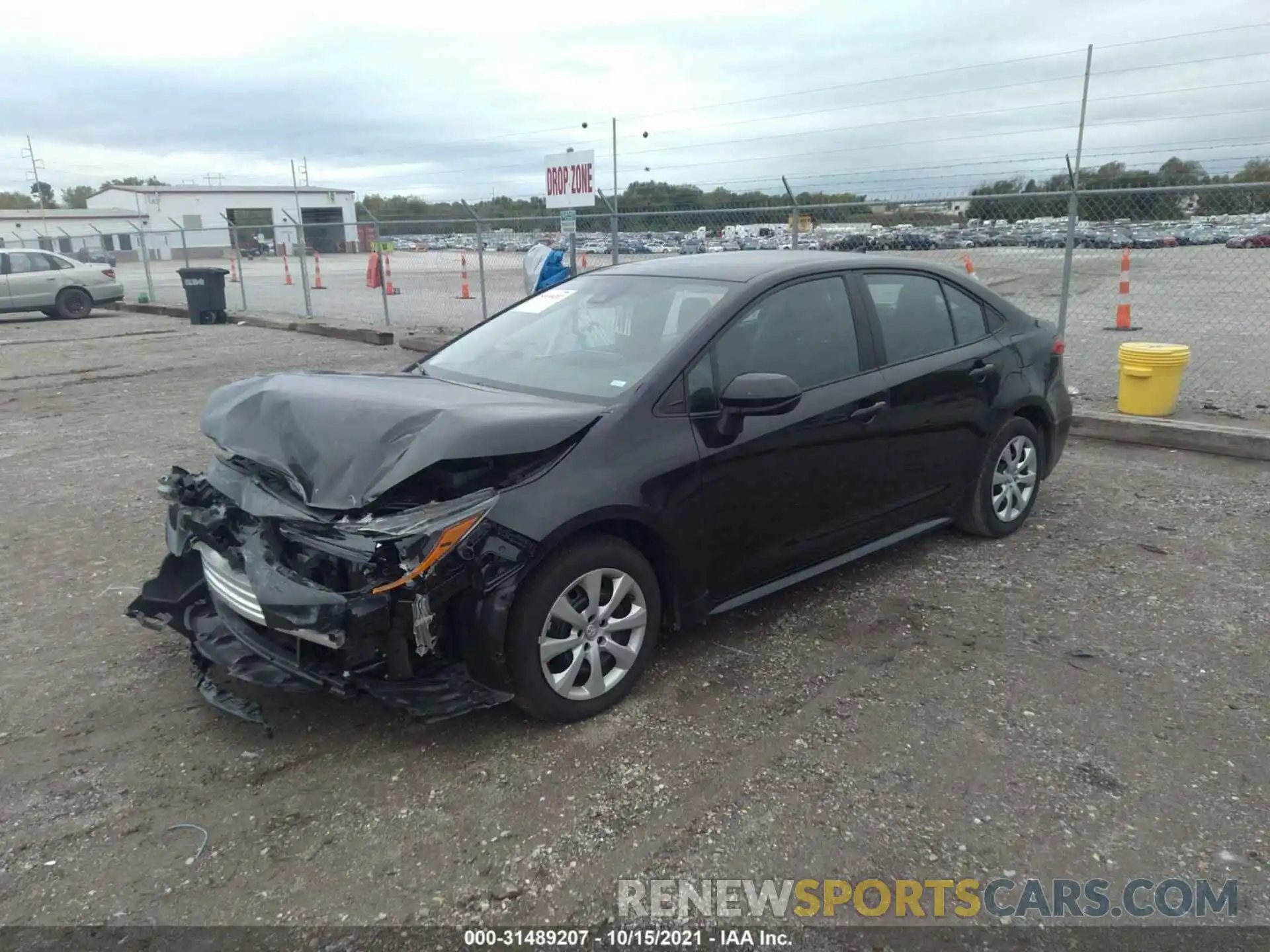 2 Photograph of a damaged car 5YFEPMAE4MP239808 TOYOTA COROLLA 2021