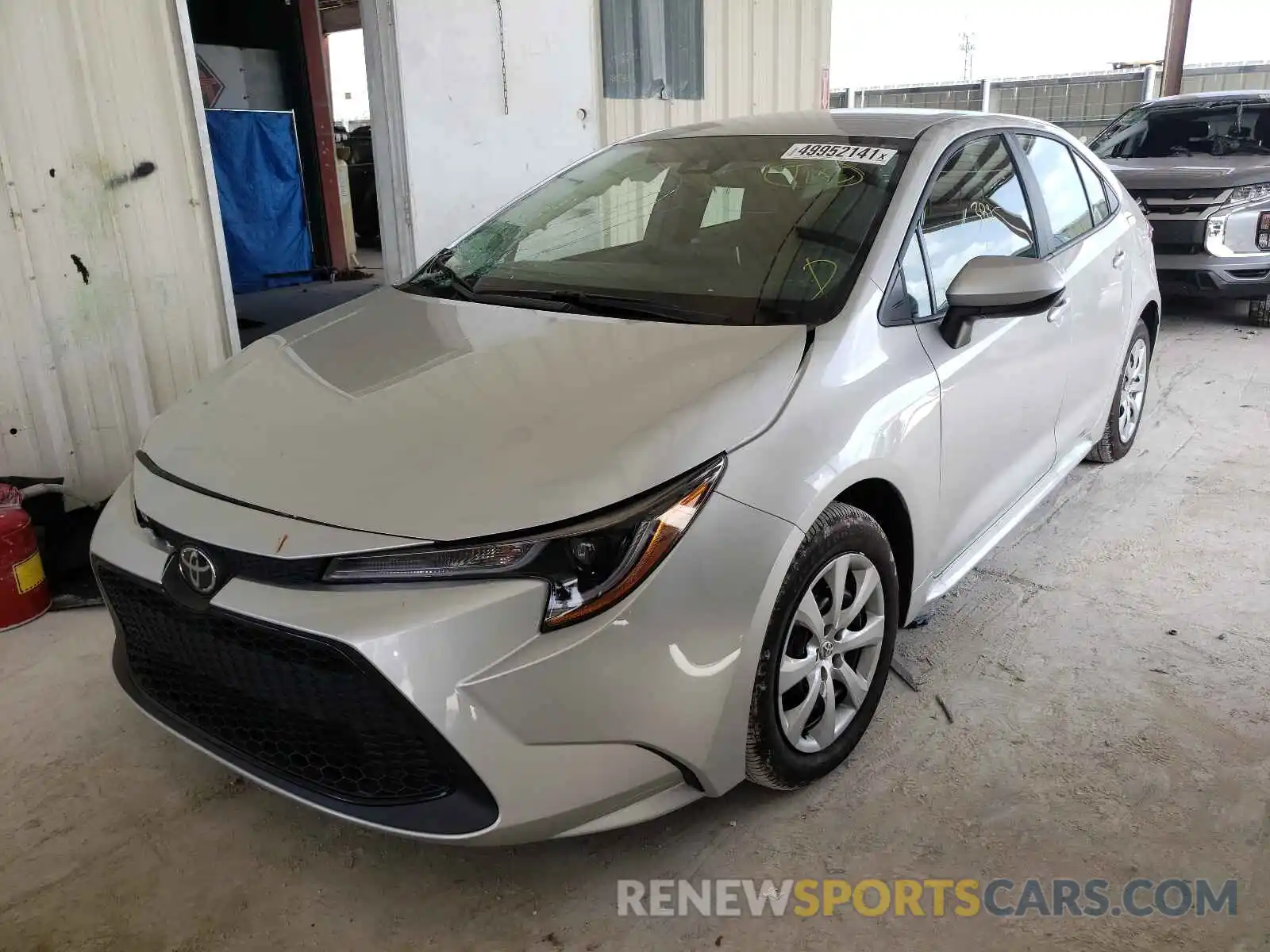 2 Photograph of a damaged car 5YFEPMAE4MP239923 TOYOTA COROLLA 2021