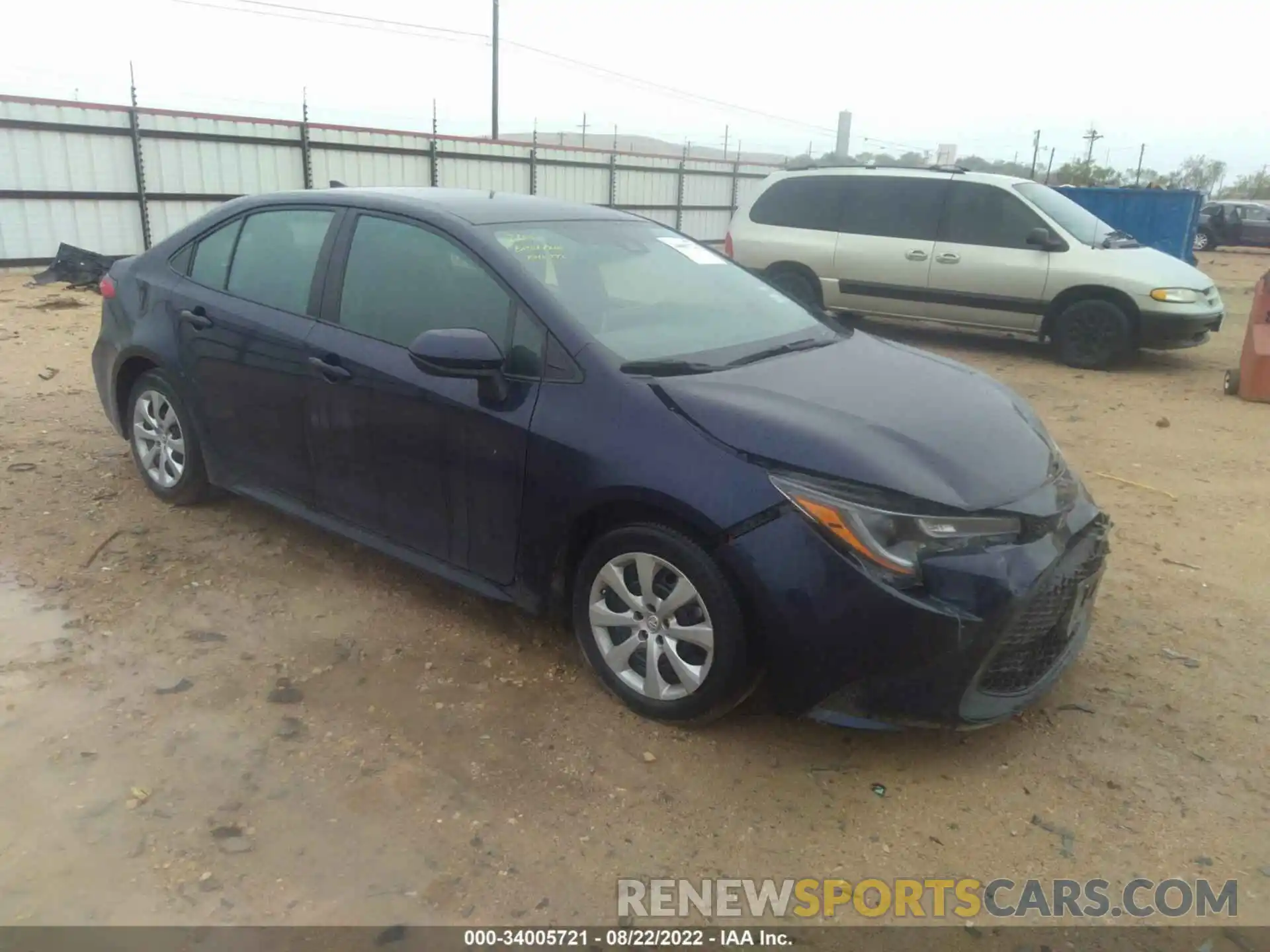 1 Photograph of a damaged car 5YFEPMAE4MP242224 TOYOTA COROLLA 2021