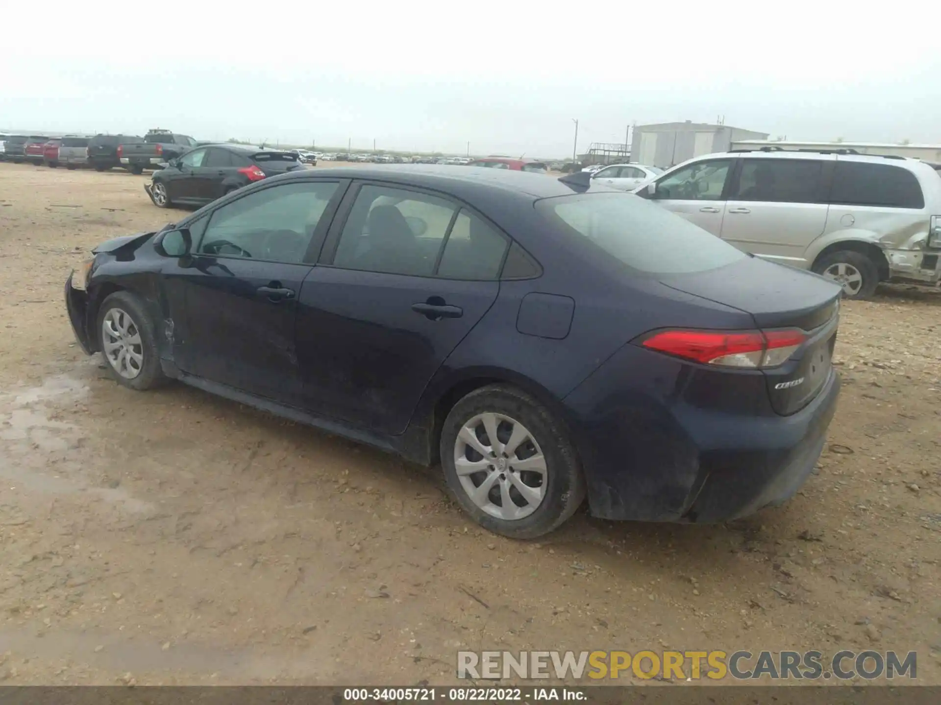 3 Photograph of a damaged car 5YFEPMAE4MP242224 TOYOTA COROLLA 2021