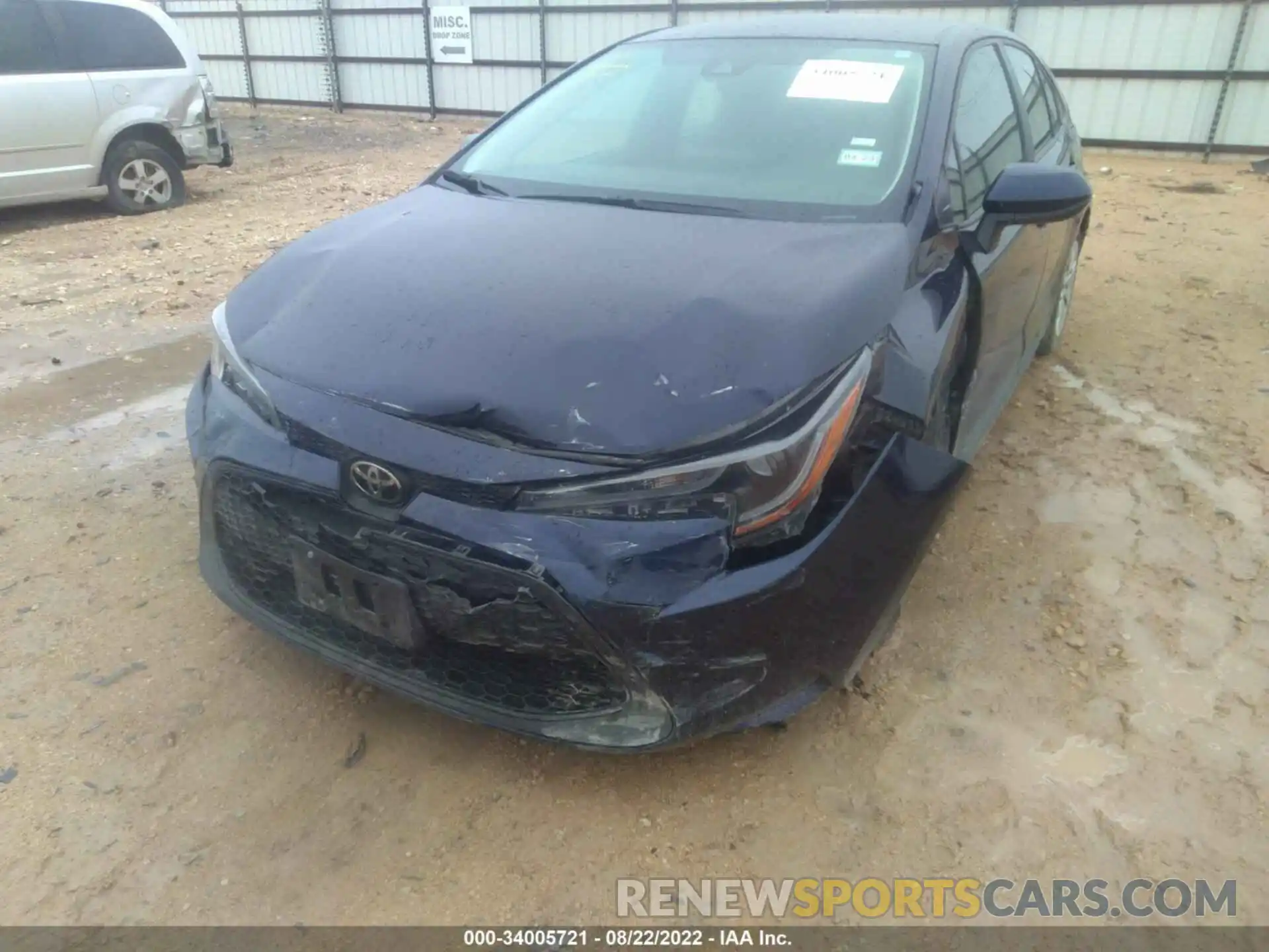 6 Photograph of a damaged car 5YFEPMAE4MP242224 TOYOTA COROLLA 2021