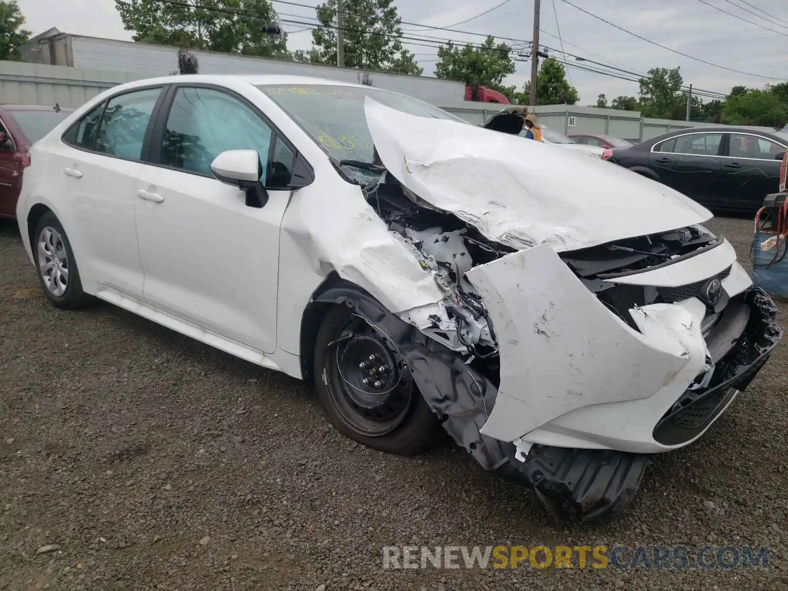 1 Photograph of a damaged car 5YFEPMAE4MP244555 TOYOTA COROLLA 2021