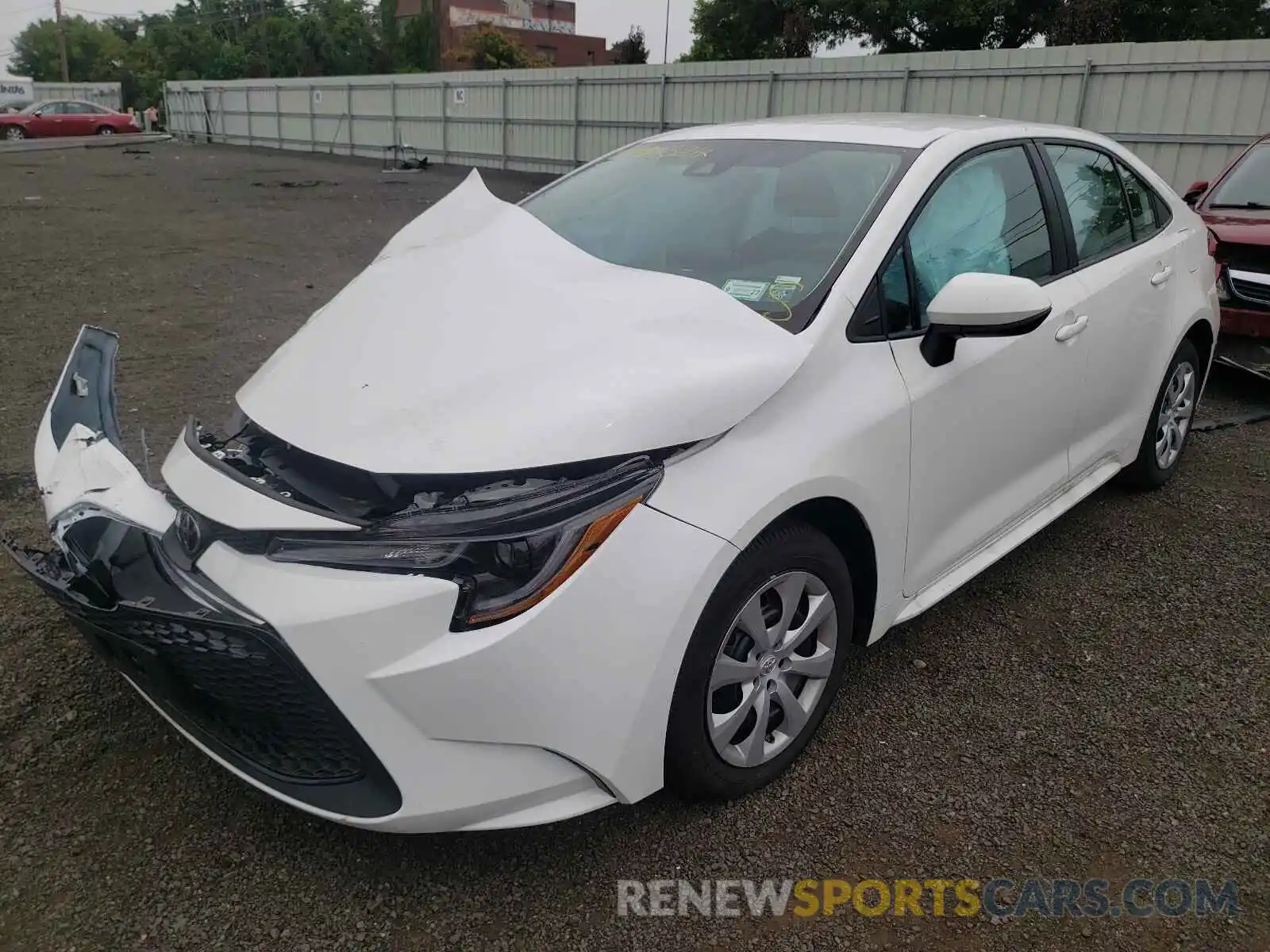 2 Photograph of a damaged car 5YFEPMAE4MP244555 TOYOTA COROLLA 2021