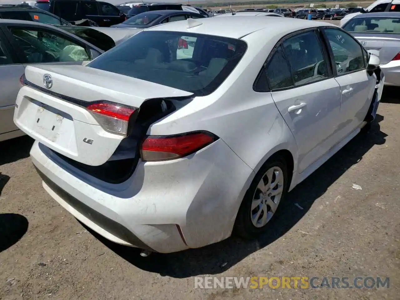 4 Photograph of a damaged car 5YFEPMAE4MP244801 TOYOTA COROLLA 2021