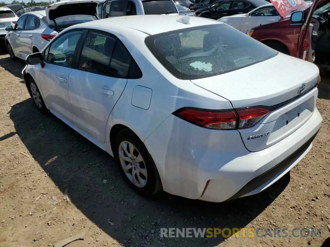 3 Photograph of a damaged car 5YFEPMAE4MP245446 TOYOTA COROLLA 2021