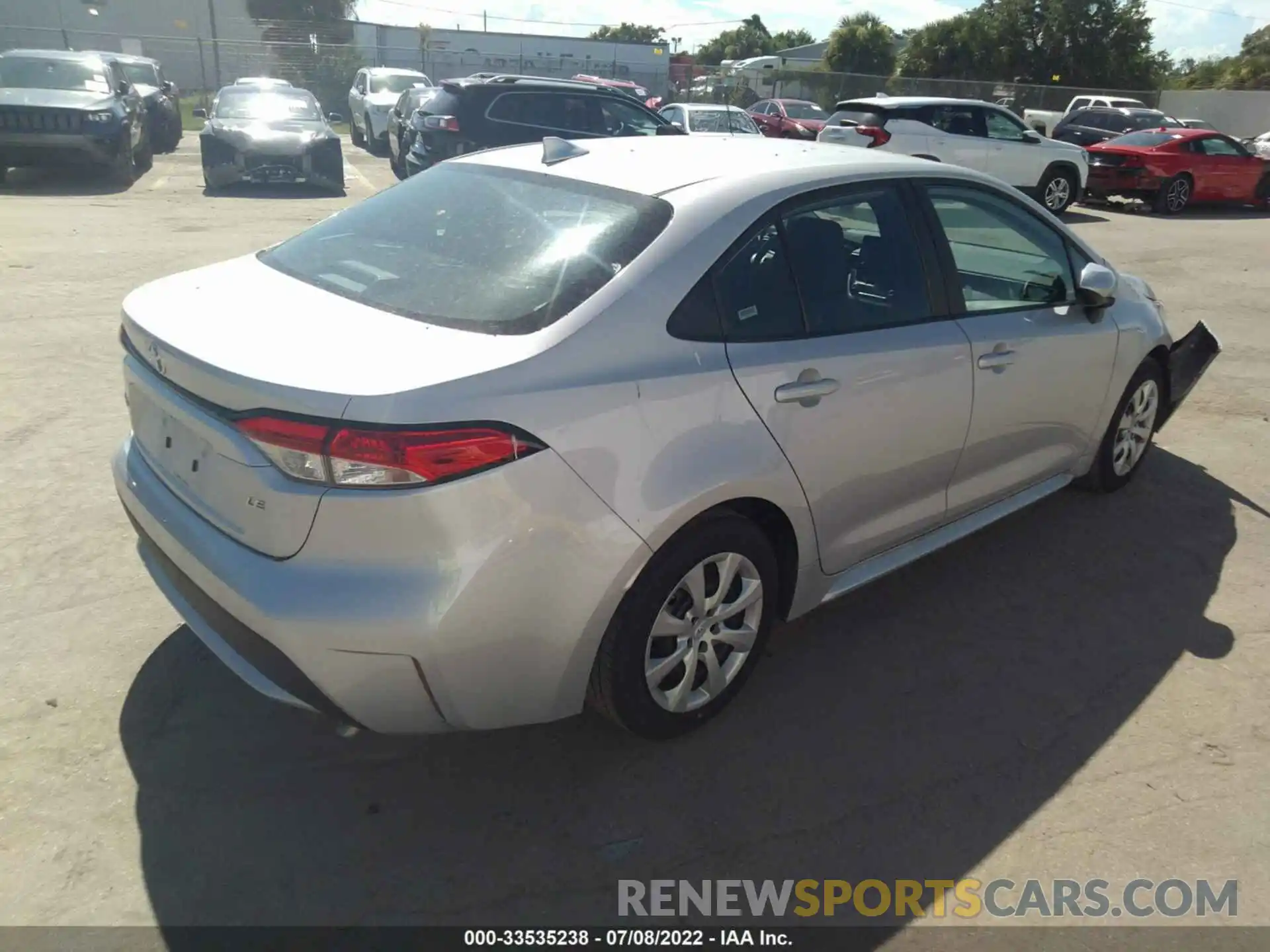 4 Photograph of a damaged car 5YFEPMAE4MP245513 TOYOTA COROLLA 2021