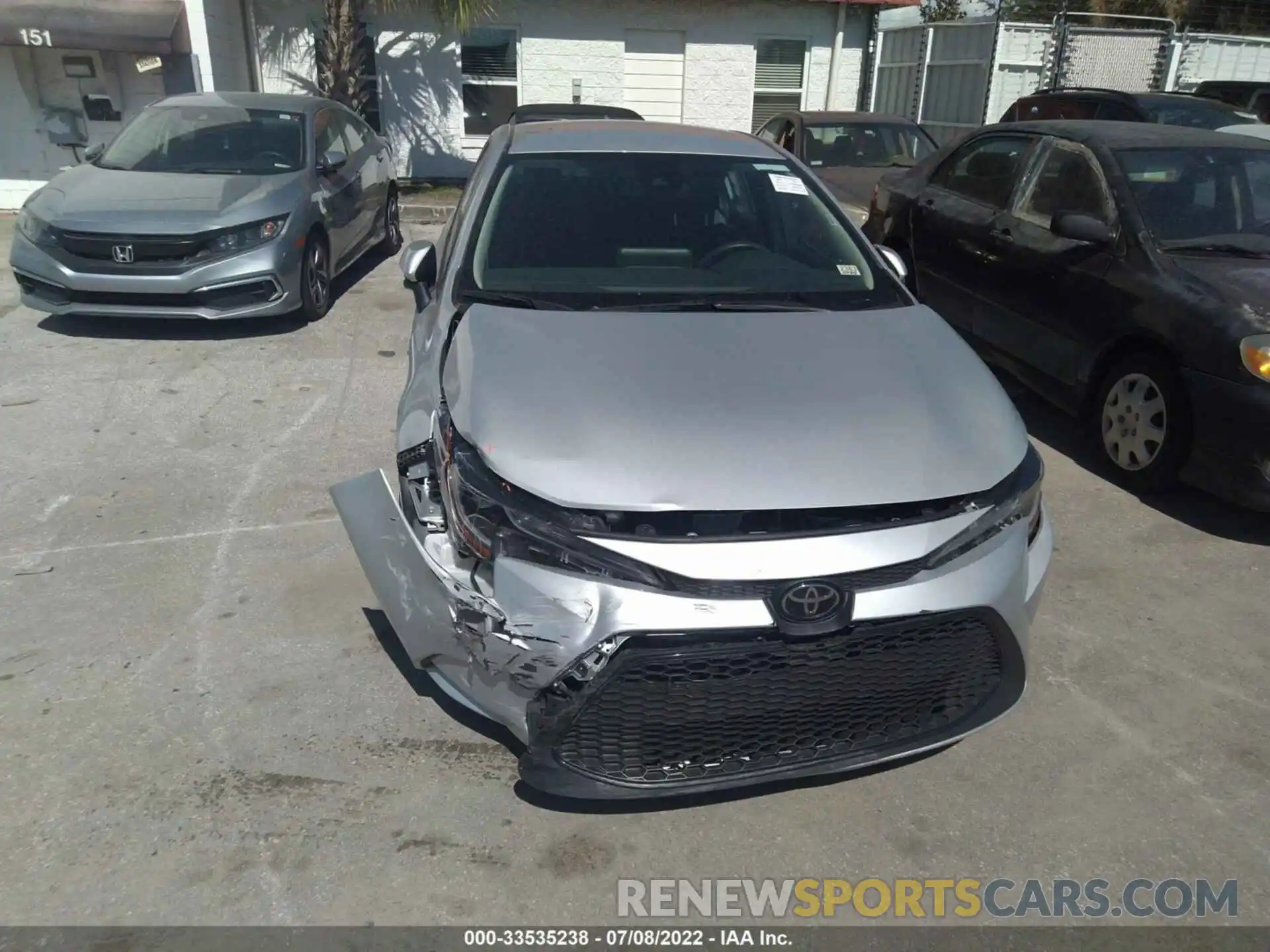 6 Photograph of a damaged car 5YFEPMAE4MP245513 TOYOTA COROLLA 2021