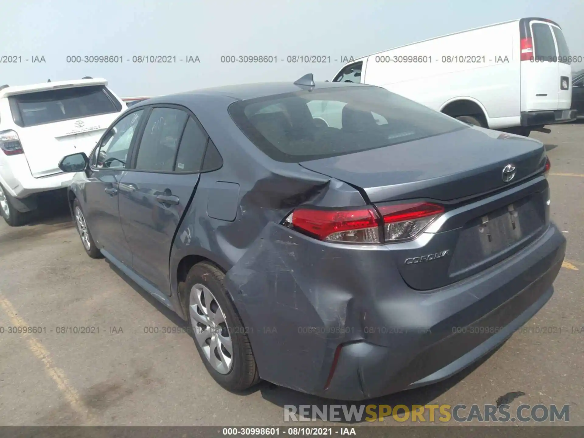 3 Photograph of a damaged car 5YFEPMAE4MP246130 TOYOTA COROLLA 2021