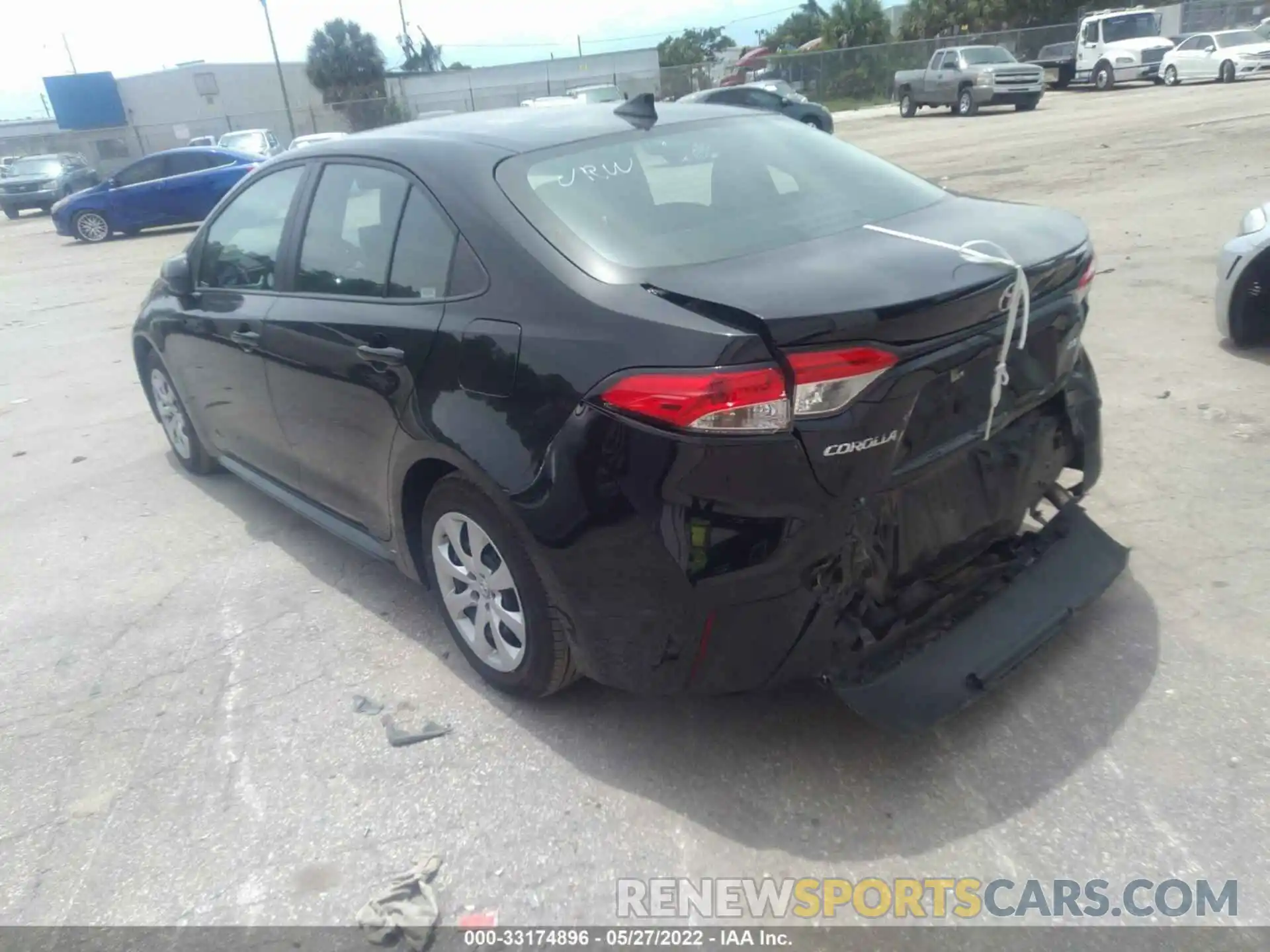 3 Photograph of a damaged car 5YFEPMAE4MP249691 TOYOTA COROLLA 2021