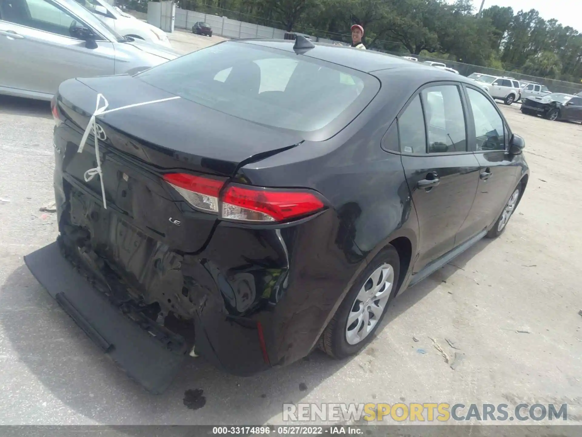 4 Photograph of a damaged car 5YFEPMAE4MP249691 TOYOTA COROLLA 2021