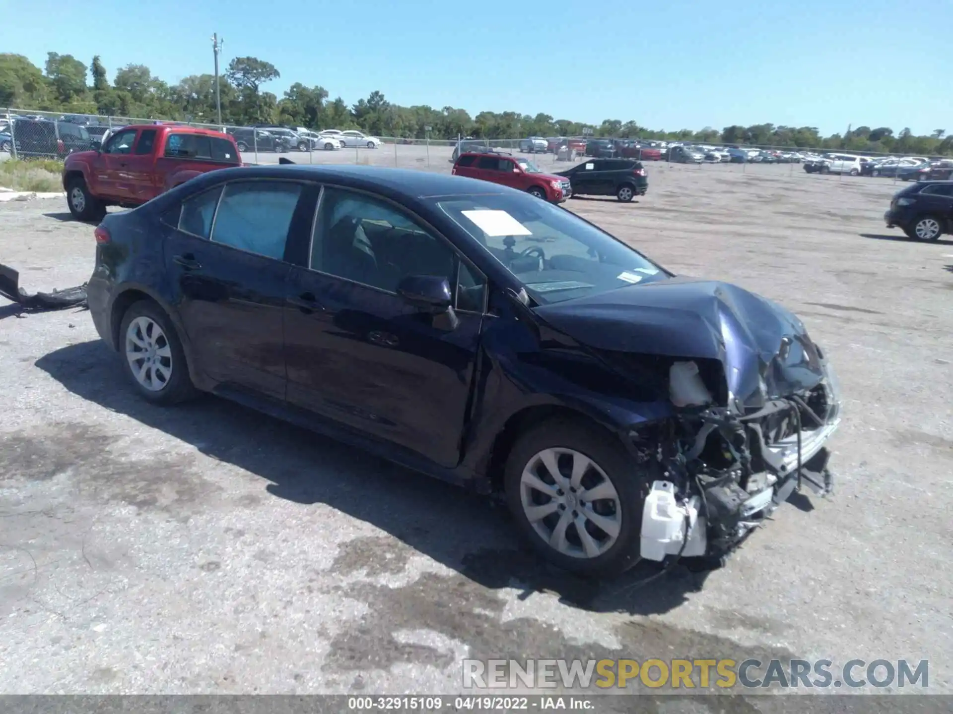 1 Photograph of a damaged car 5YFEPMAE4MP249772 TOYOTA COROLLA 2021