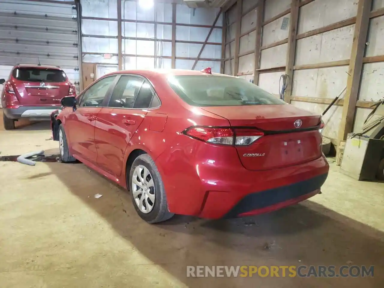 3 Photograph of a damaged car 5YFEPMAE4MP250873 TOYOTA COROLLA 2021