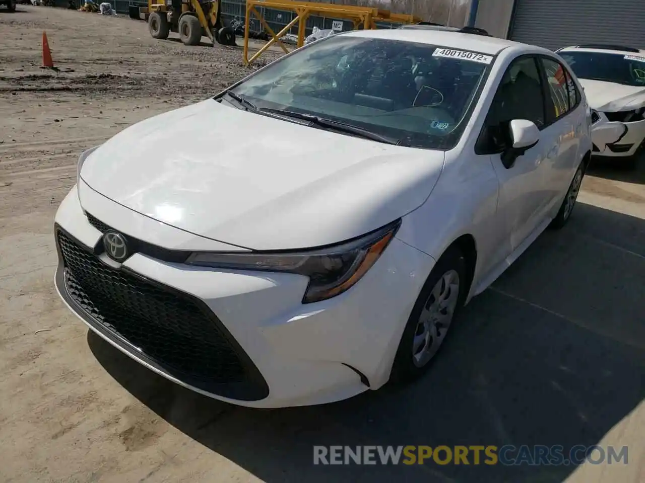 2 Photograph of a damaged car 5YFEPMAE4MP252235 TOYOTA COROLLA 2021