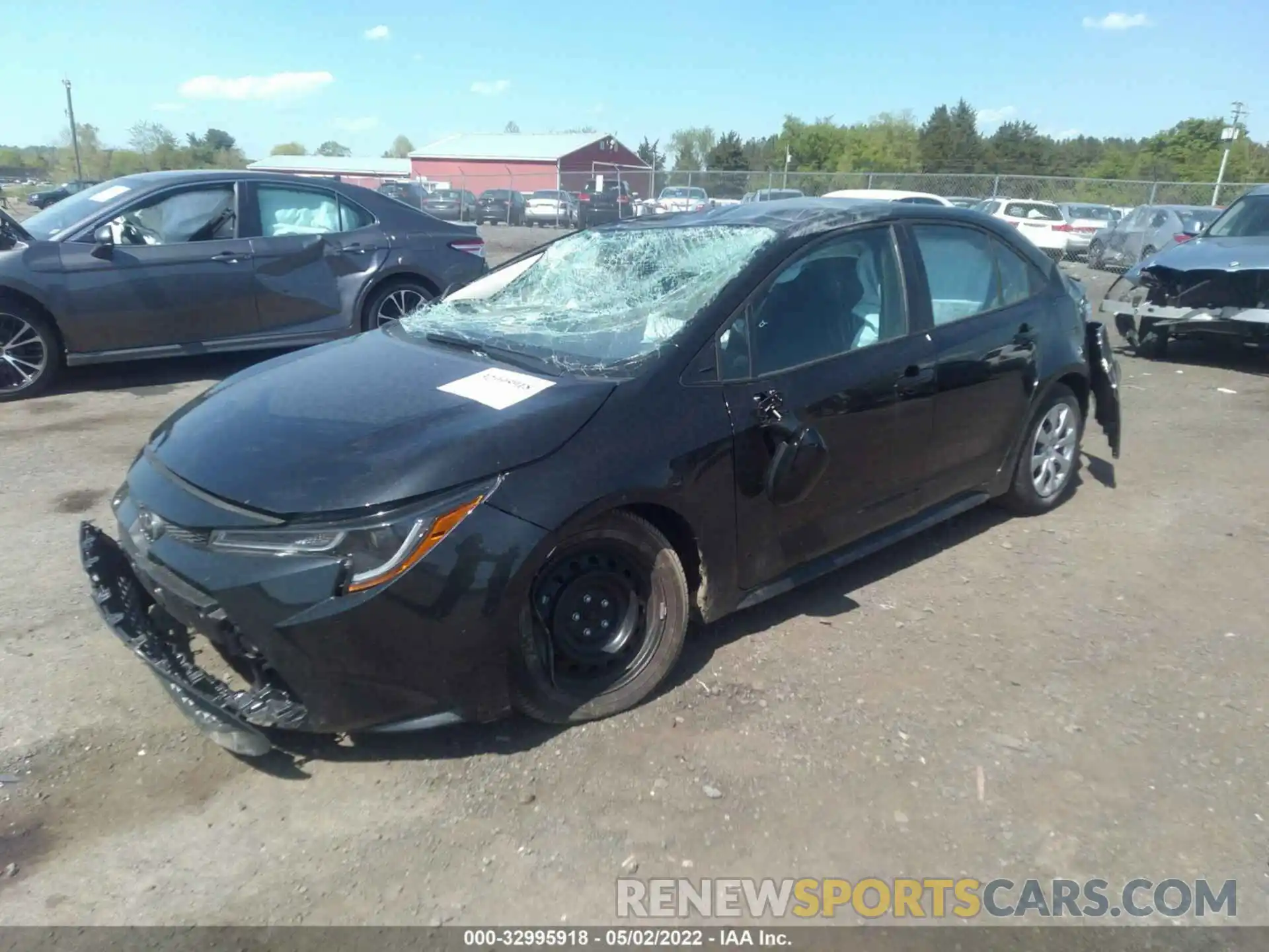 2 Photograph of a damaged car 5YFEPMAE4MP252770 TOYOTA COROLLA 2021