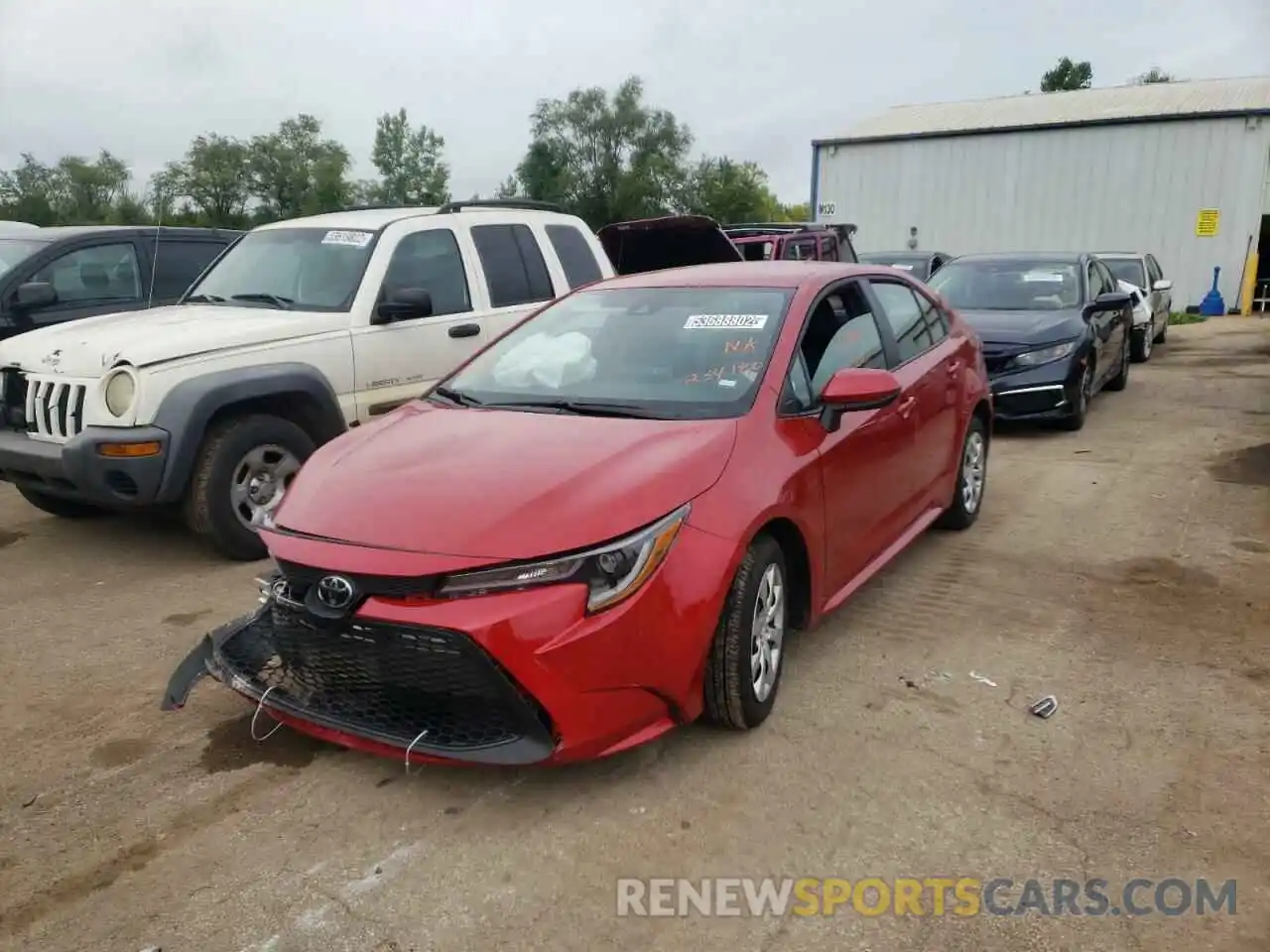 2 Фотография поврежденного автомобиля 5YFEPMAE4MP254180 TOYOTA COROLLA 2021