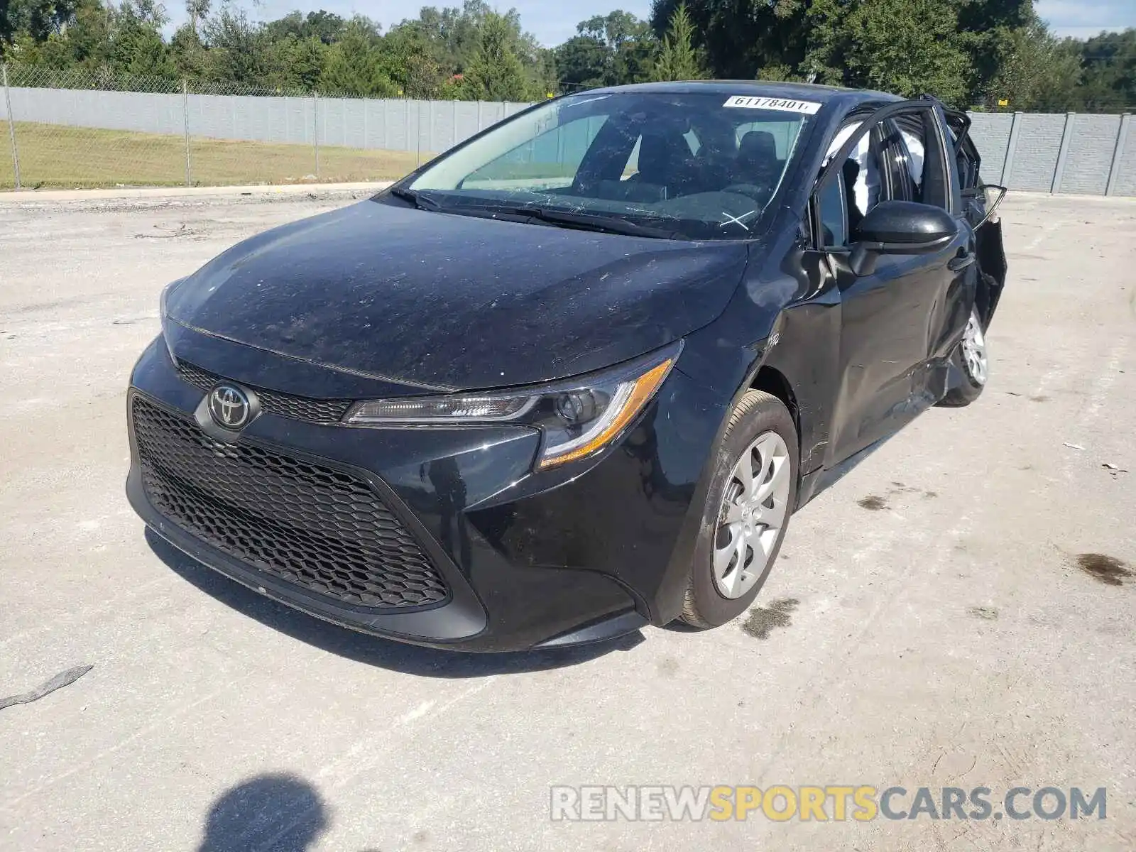 2 Photograph of a damaged car 5YFEPMAE4MP256270 TOYOTA COROLLA 2021