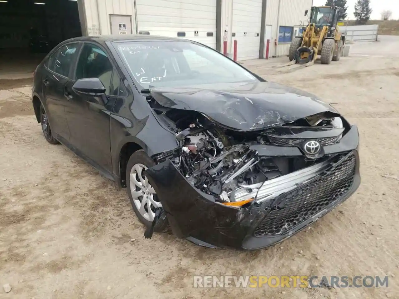 1 Photograph of a damaged car 5YFEPMAE4MP256558 TOYOTA COROLLA 2021