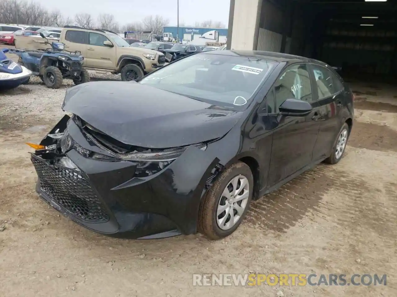 2 Photograph of a damaged car 5YFEPMAE4MP256558 TOYOTA COROLLA 2021