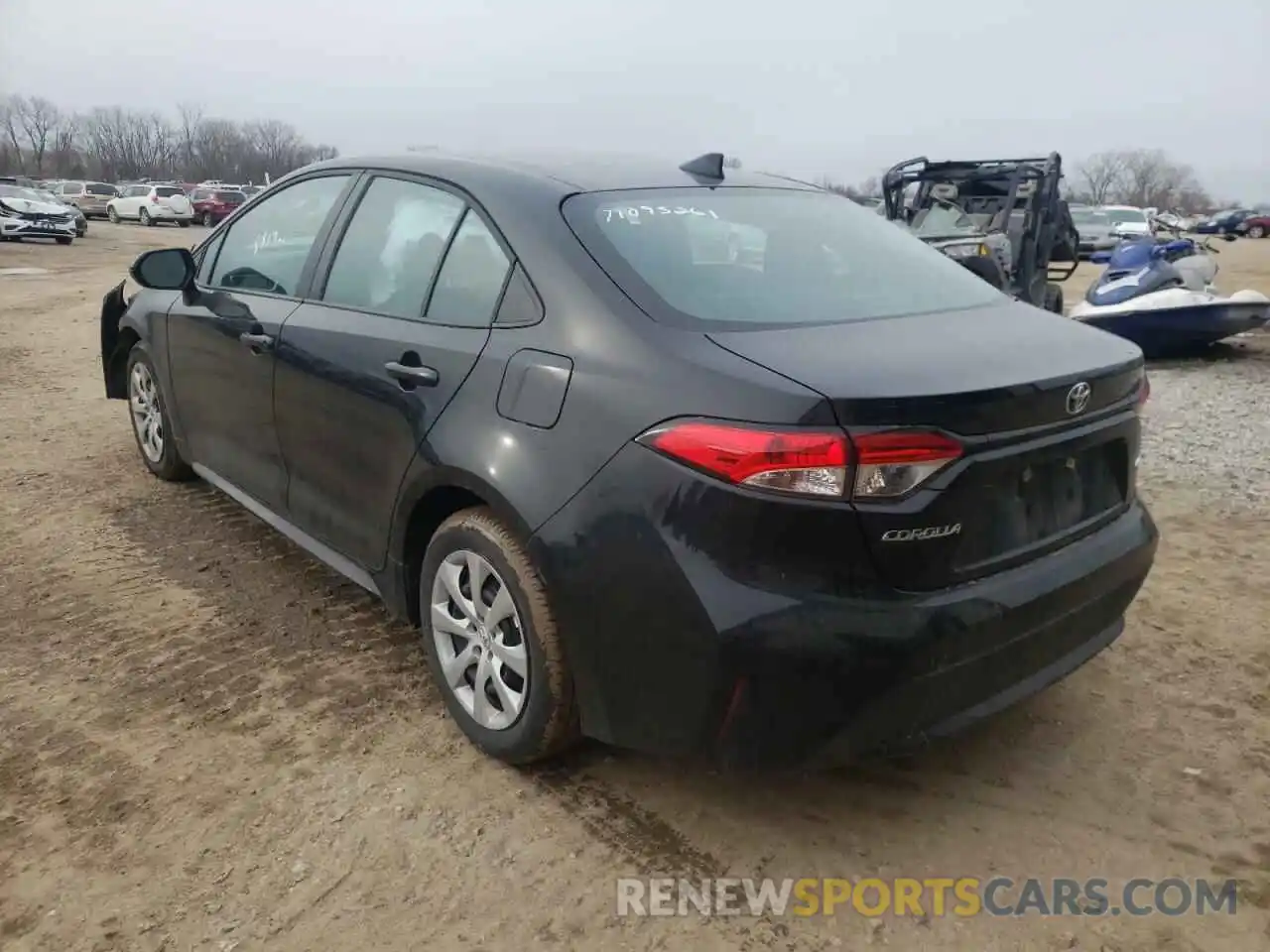 3 Photograph of a damaged car 5YFEPMAE4MP256558 TOYOTA COROLLA 2021