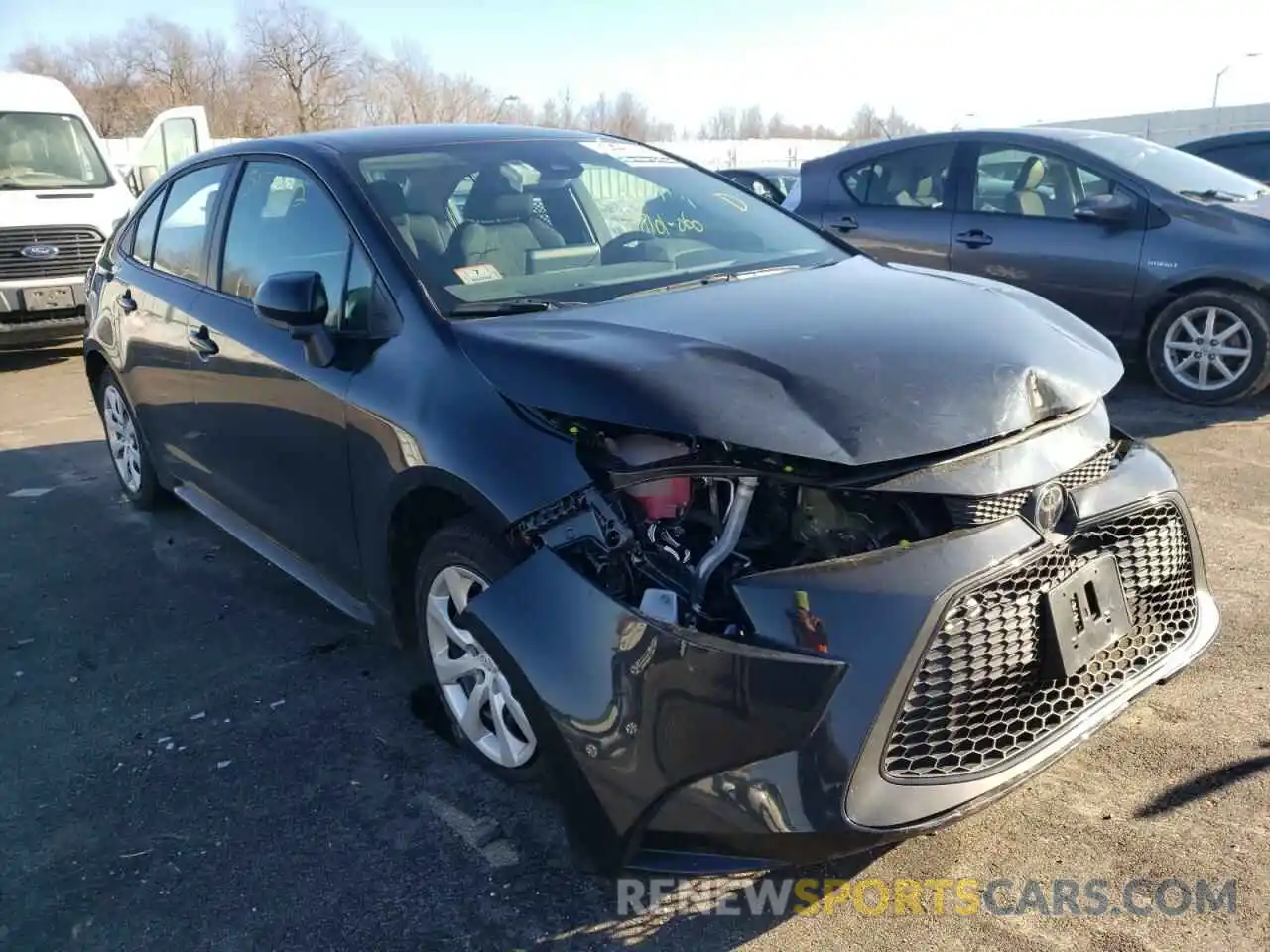 1 Photograph of a damaged car 5YFEPMAE4MP258598 TOYOTA COROLLA 2021