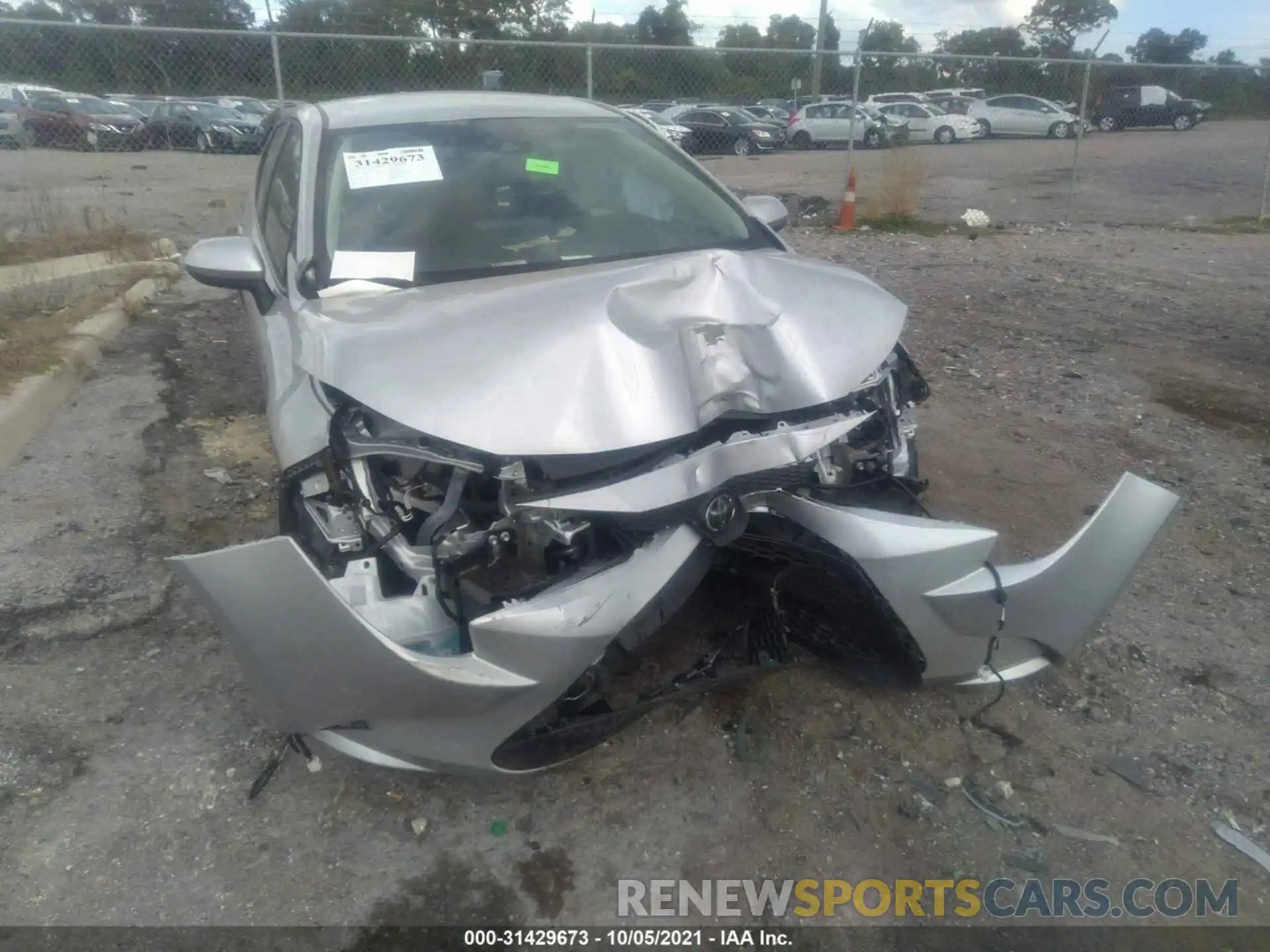 6 Photograph of a damaged car 5YFEPMAE4MP260593 TOYOTA COROLLA 2021