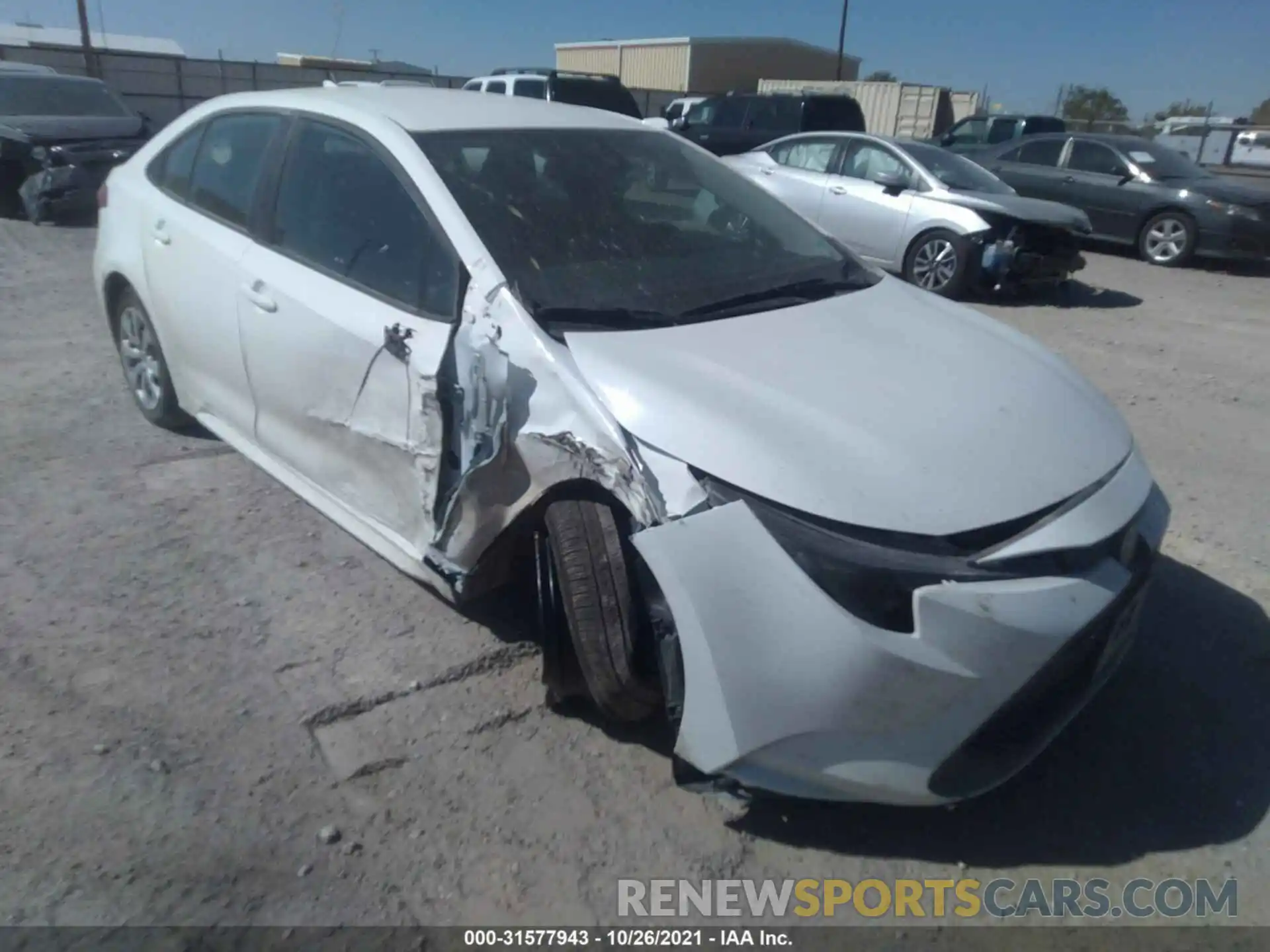 6 Photograph of a damaged car 5YFEPMAE4MP263087 TOYOTA COROLLA 2021