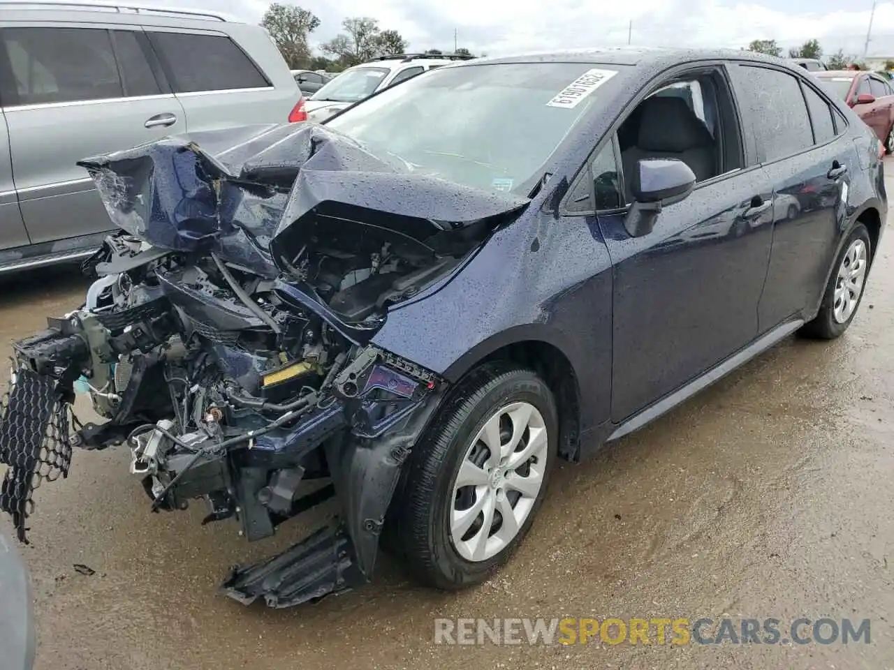 2 Photograph of a damaged car 5YFEPMAE4MP264675 TOYOTA COROLLA 2021