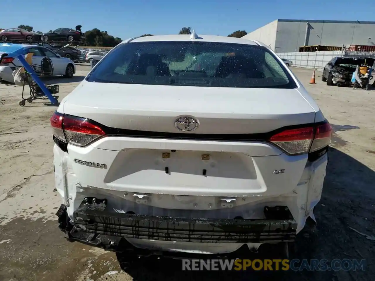 6 Photograph of a damaged car 5YFEPMAE4MP266524 TOYOTA COROLLA 2021