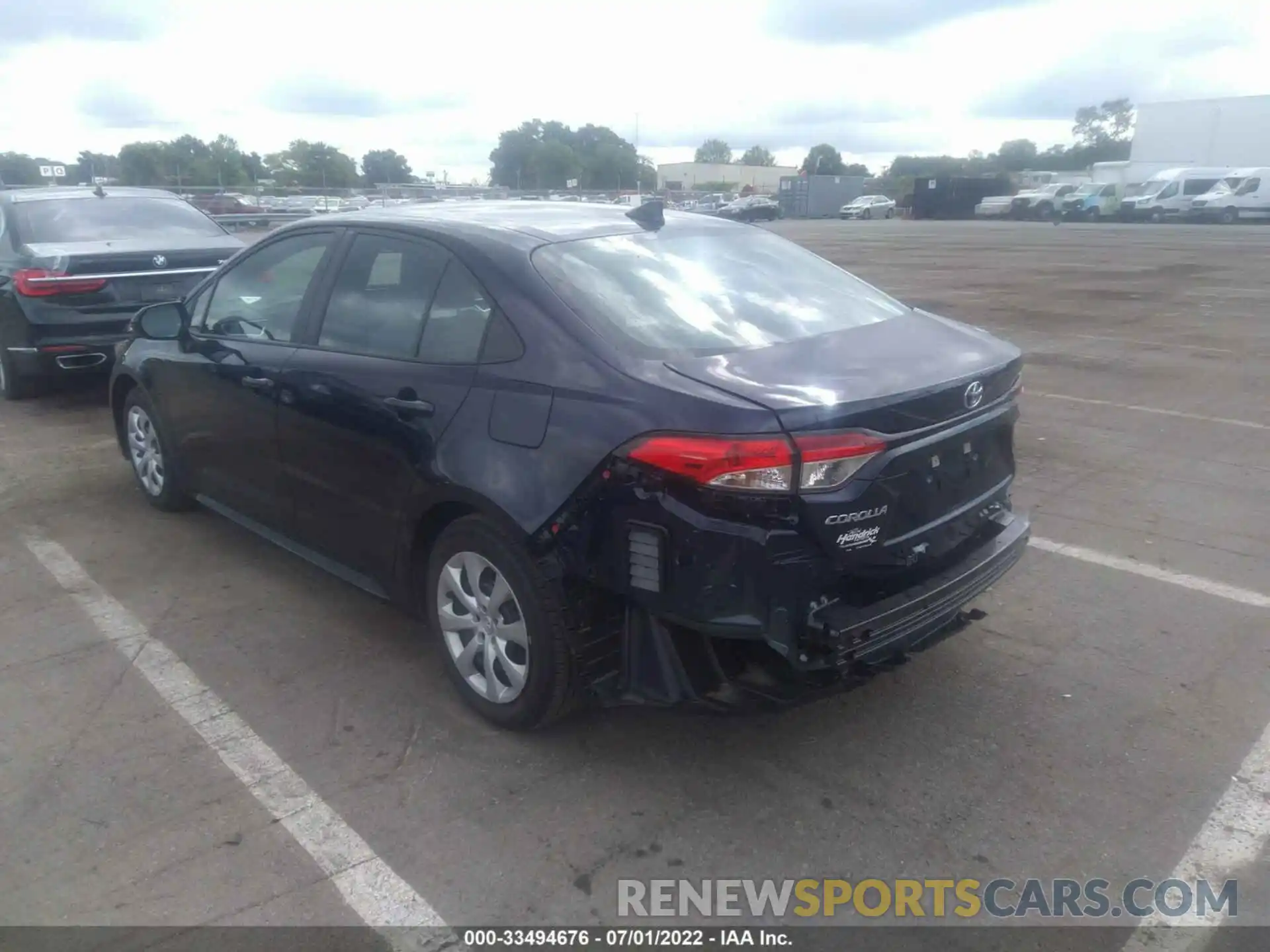 3 Photograph of a damaged car 5YFEPMAE4MP266538 TOYOTA COROLLA 2021