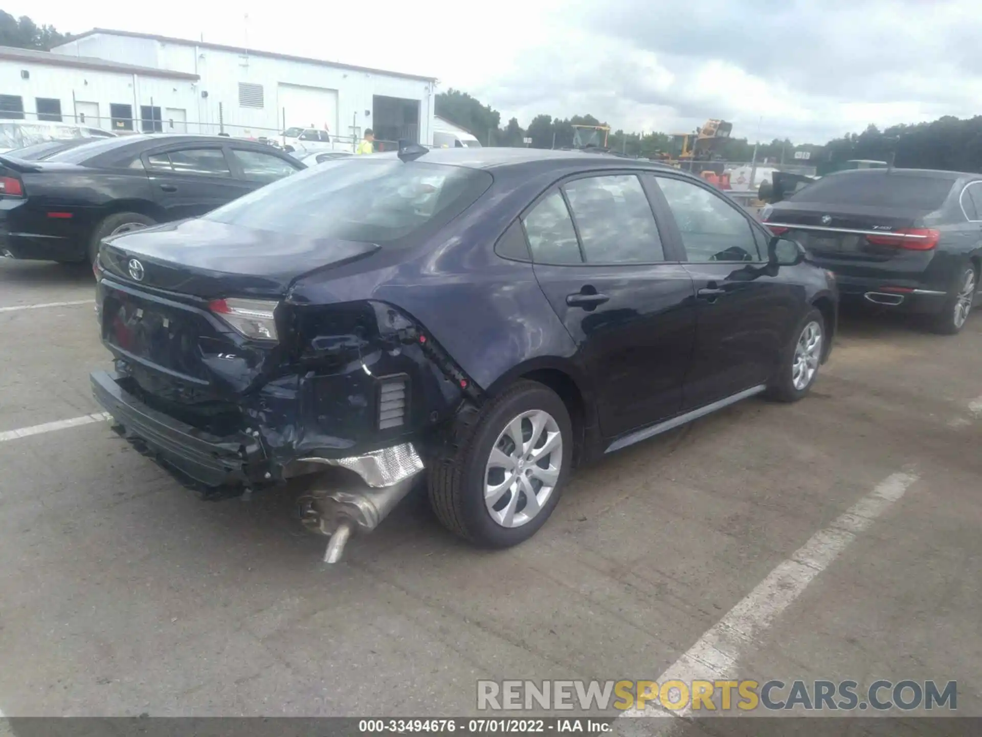 4 Photograph of a damaged car 5YFEPMAE4MP266538 TOYOTA COROLLA 2021