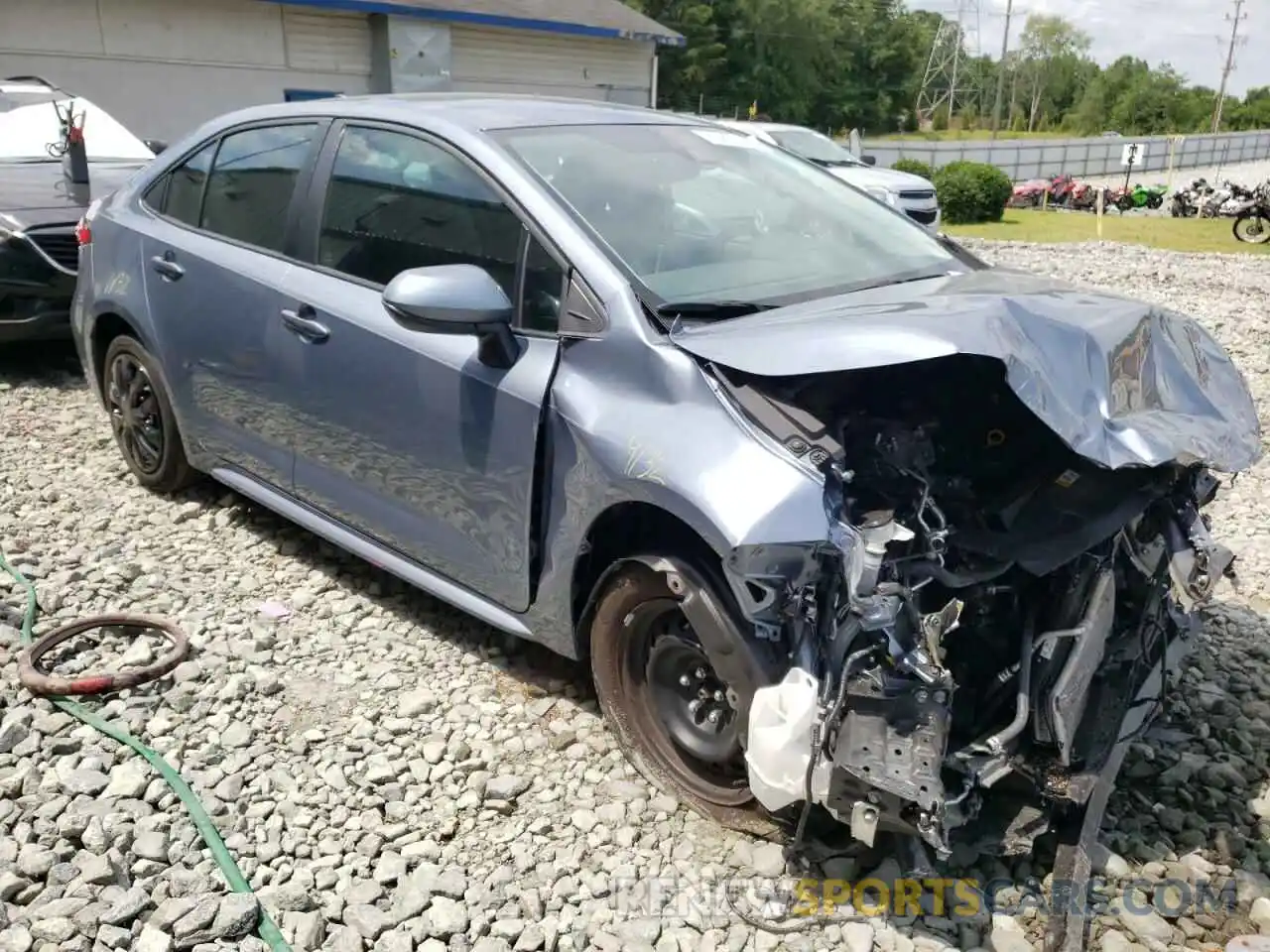 1 Photograph of a damaged car 5YFEPMAE4MP267754 TOYOTA COROLLA 2021