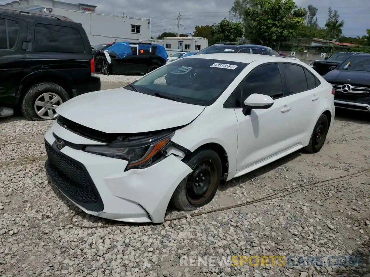 1 Photograph of a damaged car 5YFEPMAE4MP270203 TOYOTA COROLLA 2021