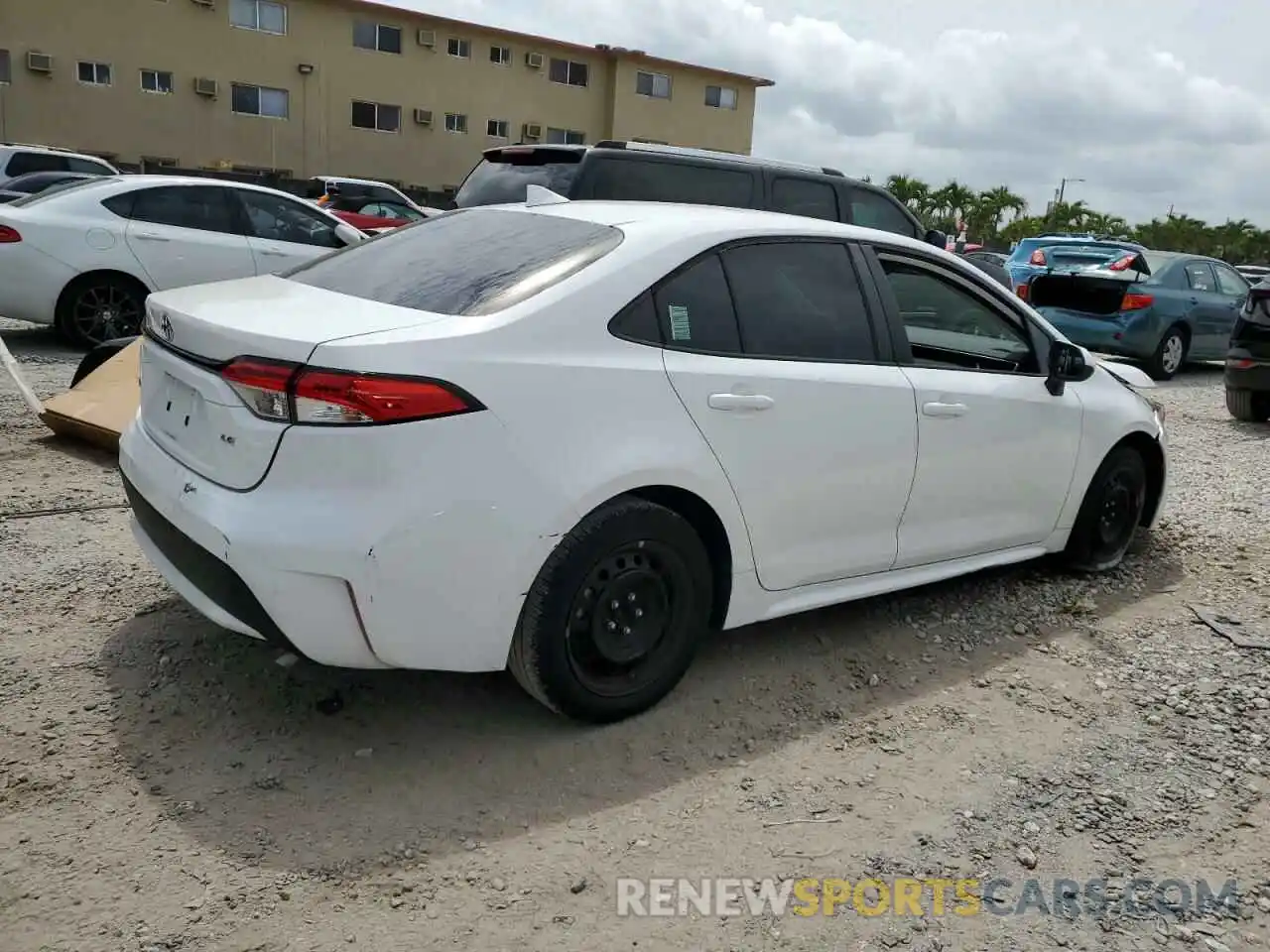 3 Photograph of a damaged car 5YFEPMAE4MP270203 TOYOTA COROLLA 2021