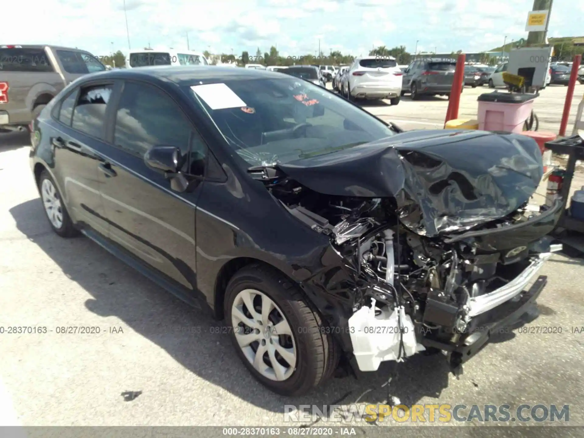 1 Photograph of a damaged car 5YFEPMAE5MP148434 TOYOTA COROLLA 2021