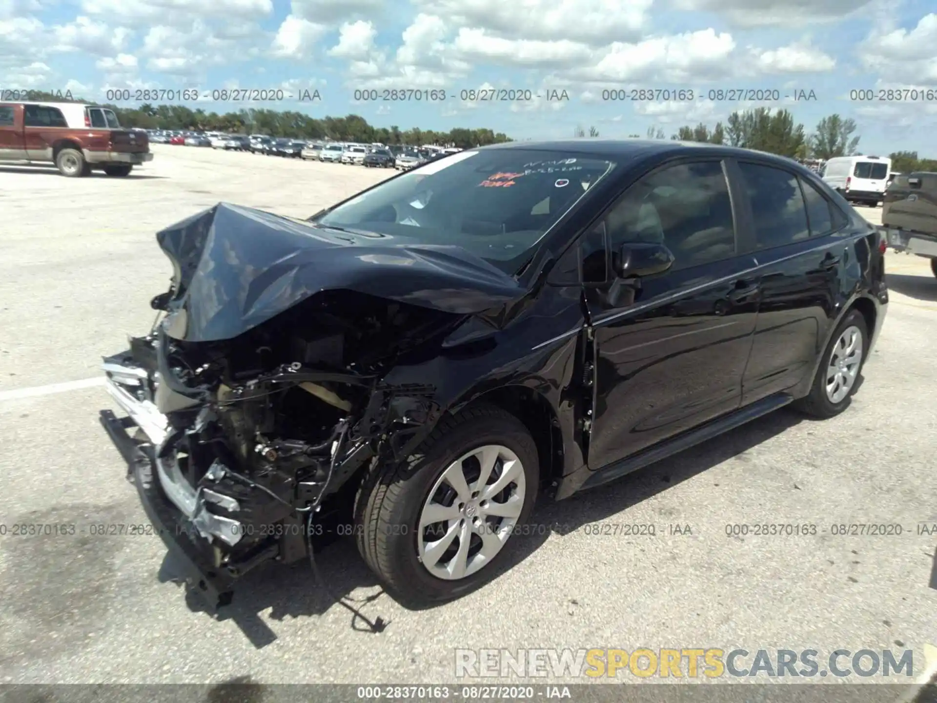 2 Photograph of a damaged car 5YFEPMAE5MP148434 TOYOTA COROLLA 2021