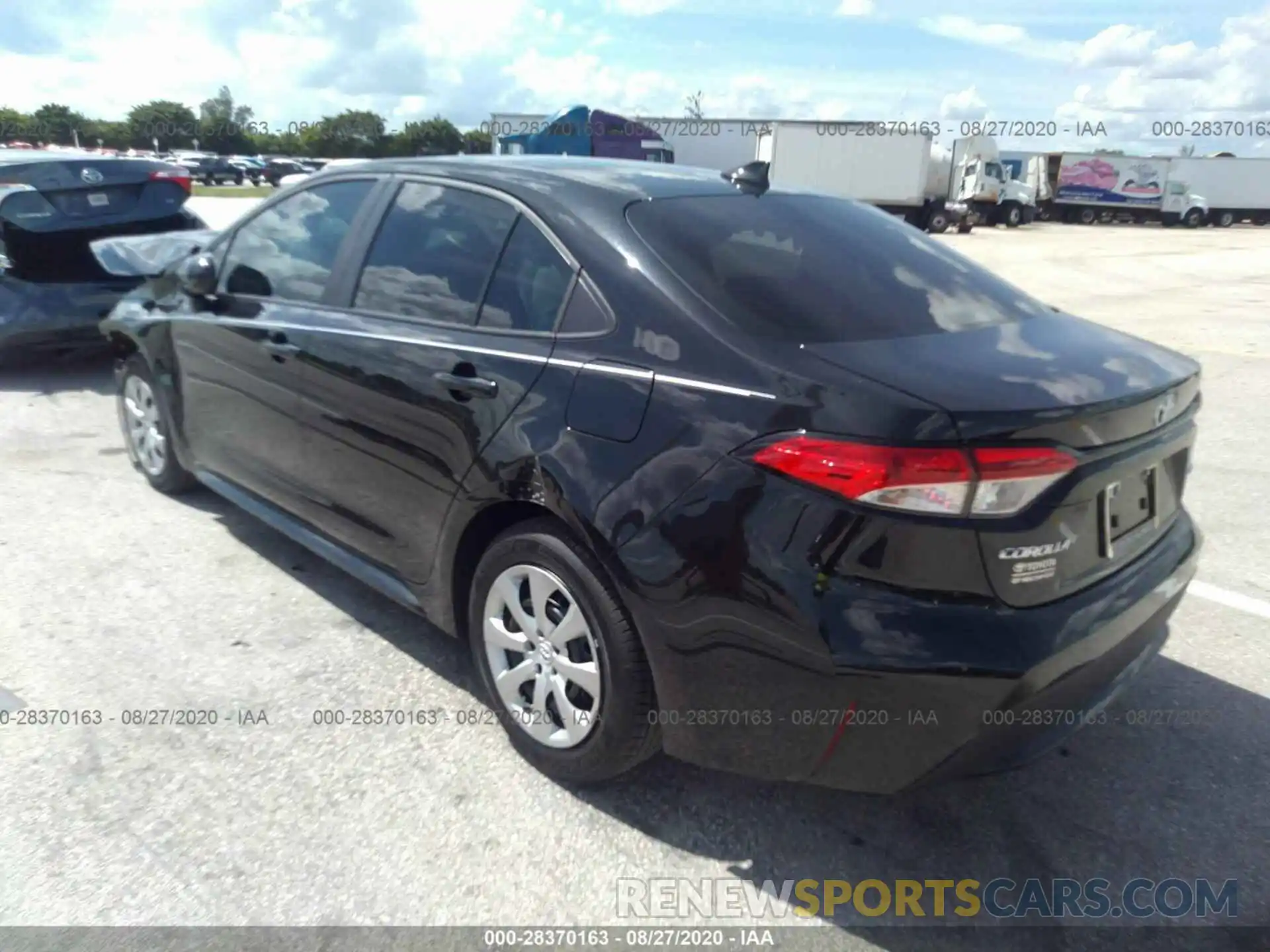 3 Photograph of a damaged car 5YFEPMAE5MP148434 TOYOTA COROLLA 2021