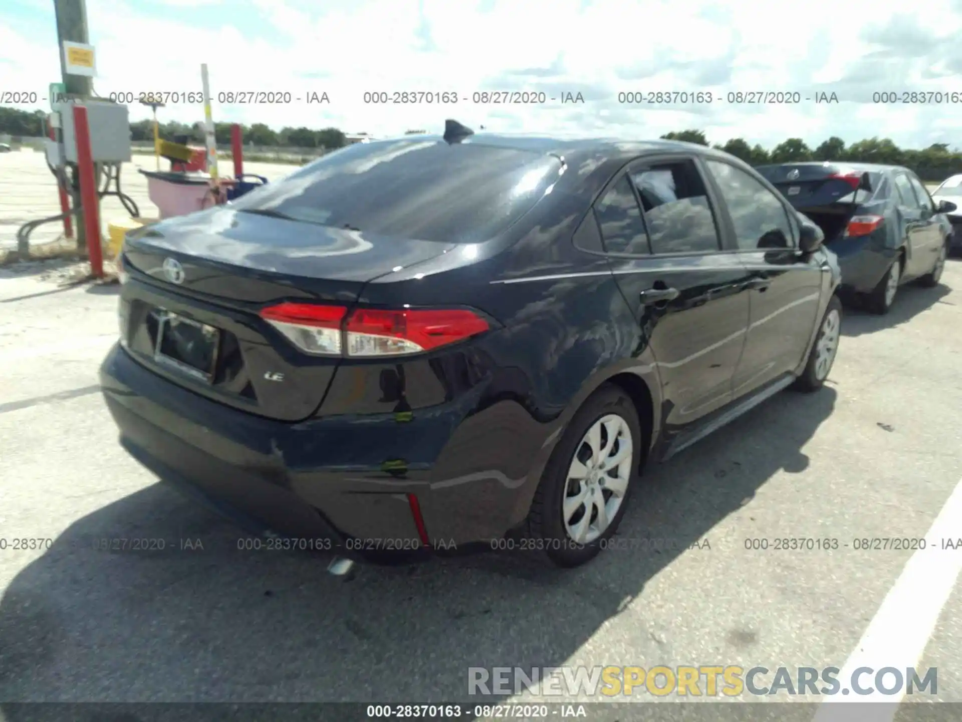 4 Photograph of a damaged car 5YFEPMAE5MP148434 TOYOTA COROLLA 2021