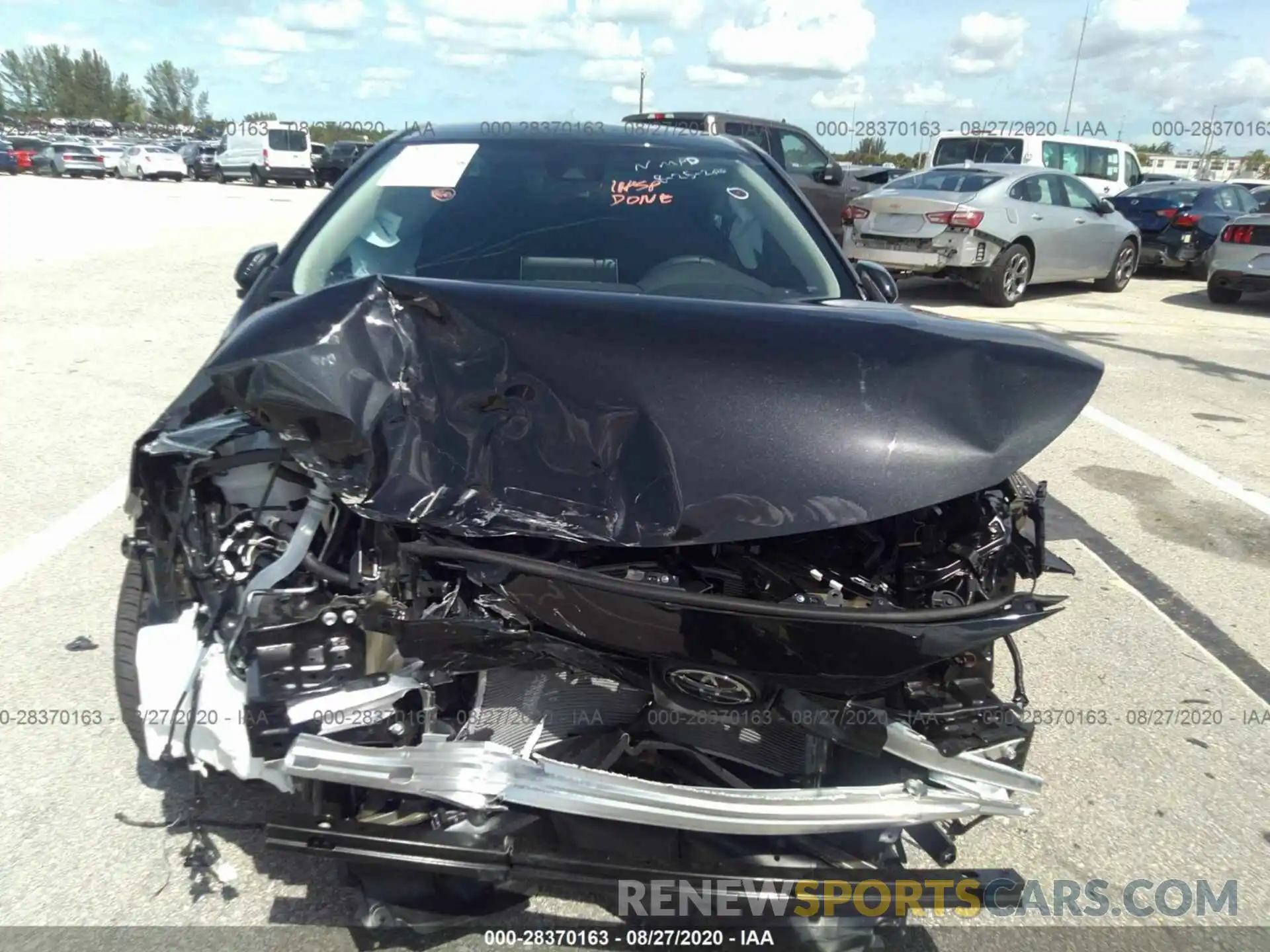 6 Photograph of a damaged car 5YFEPMAE5MP148434 TOYOTA COROLLA 2021