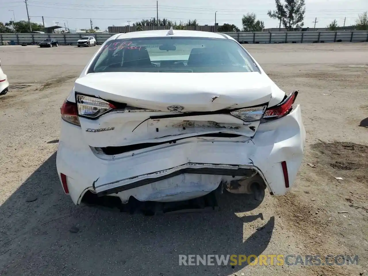 6 Photograph of a damaged car 5YFEPMAE5MP152063 TOYOTA COROLLA 2021