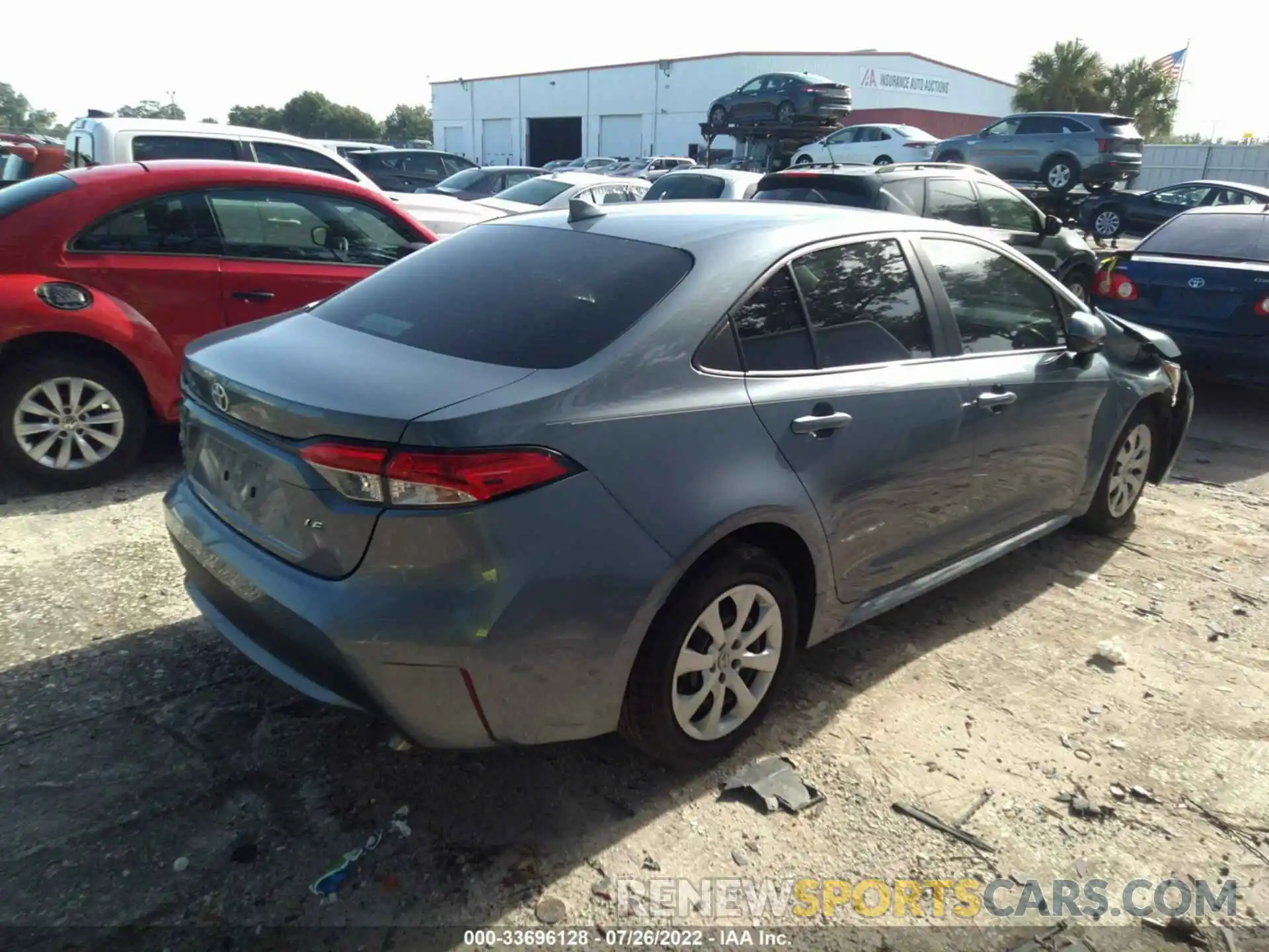 4 Photograph of a damaged car 5YFEPMAE5MP152449 TOYOTA COROLLA 2021