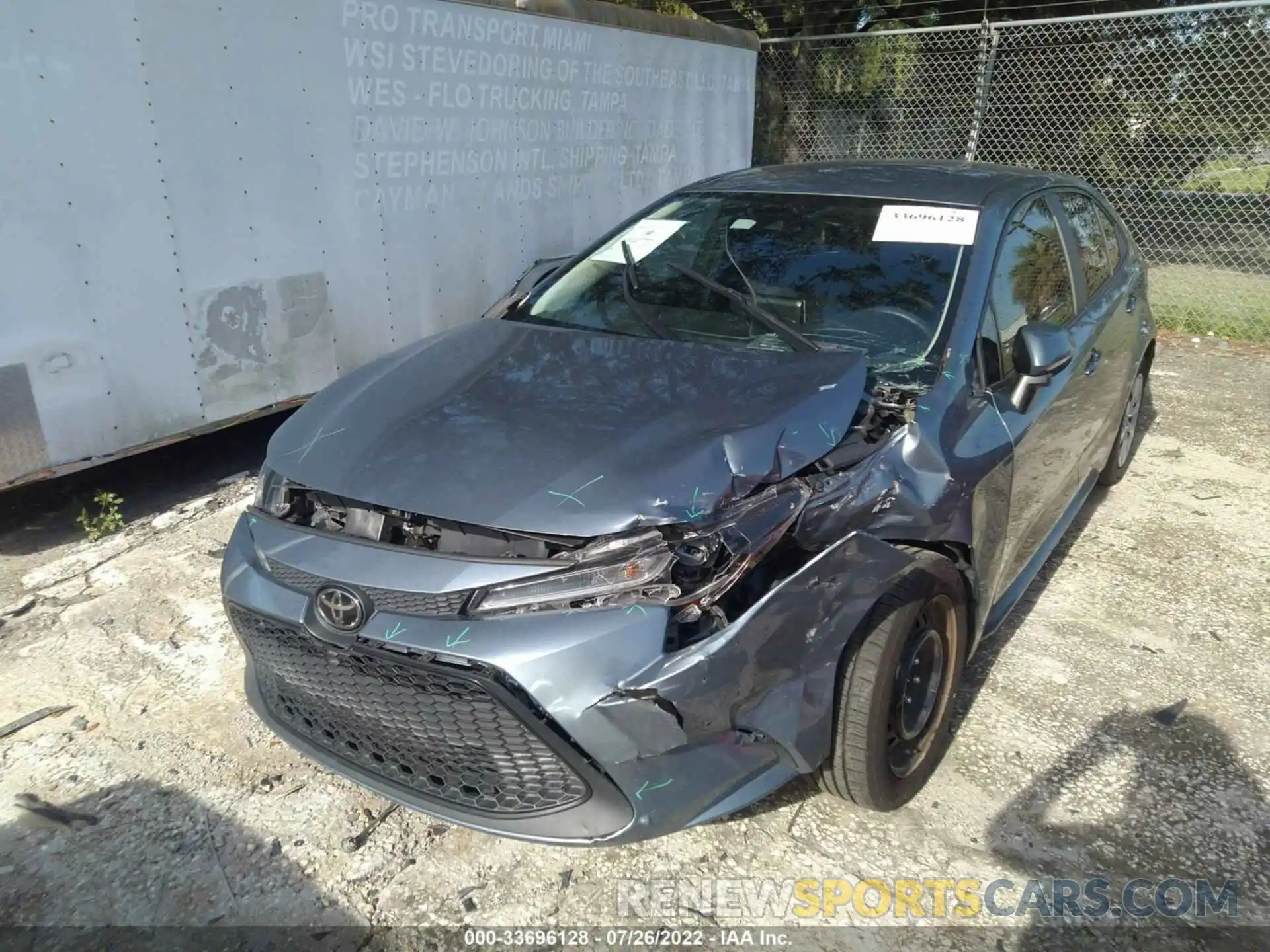 6 Photograph of a damaged car 5YFEPMAE5MP152449 TOYOTA COROLLA 2021